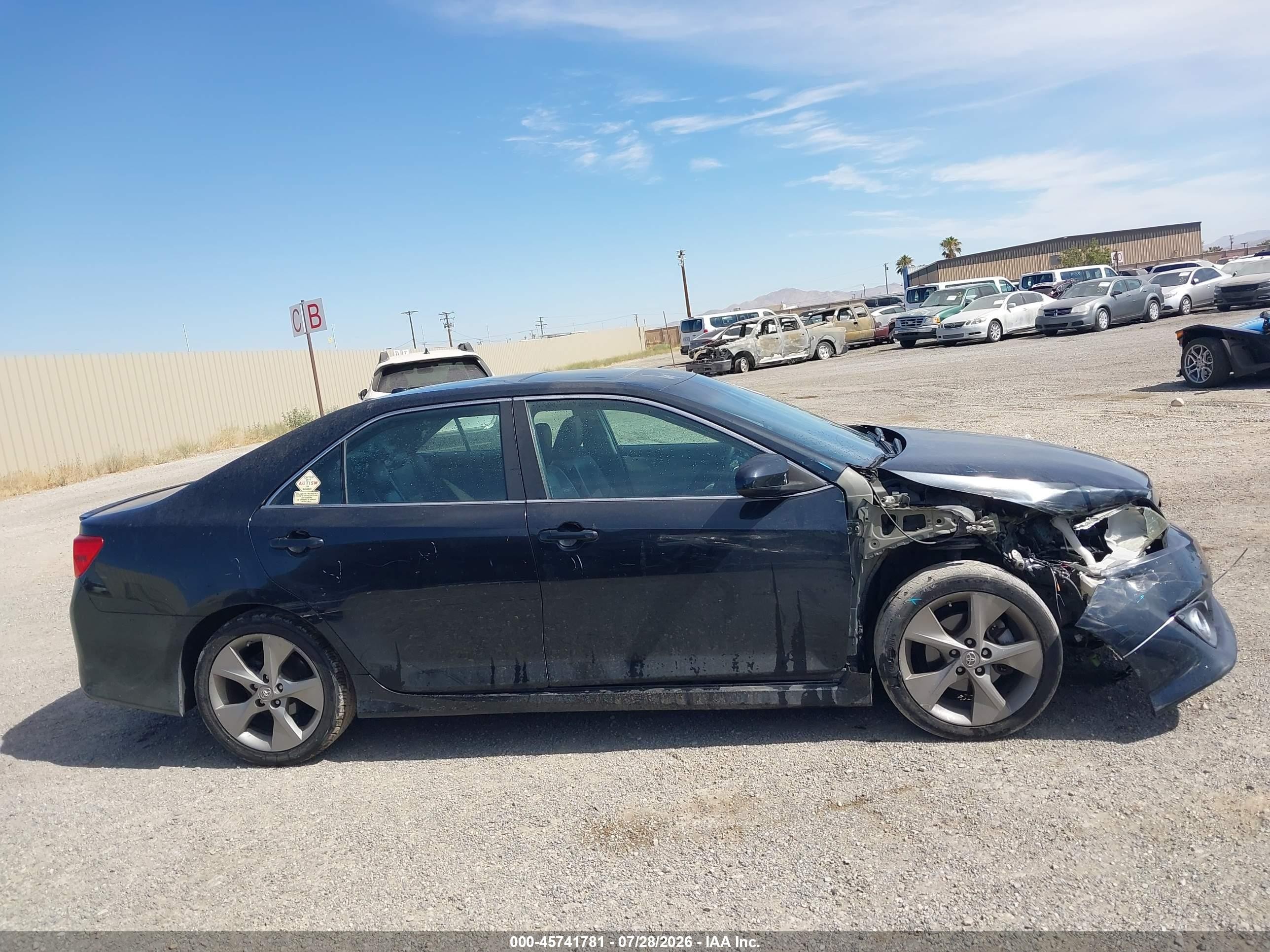 2012 Toyota Camry Se V6 Black vin: 4T1BK1FK1CU510769