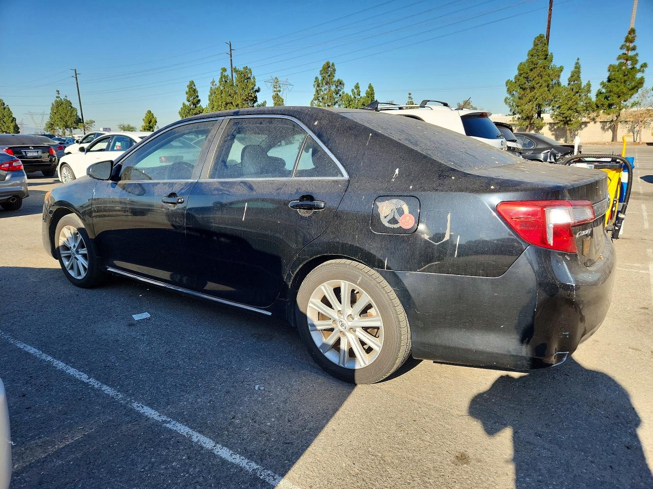 2012 Toyota Camry Xle V6 Черный vin: 4T1BK1FK1CU514496
