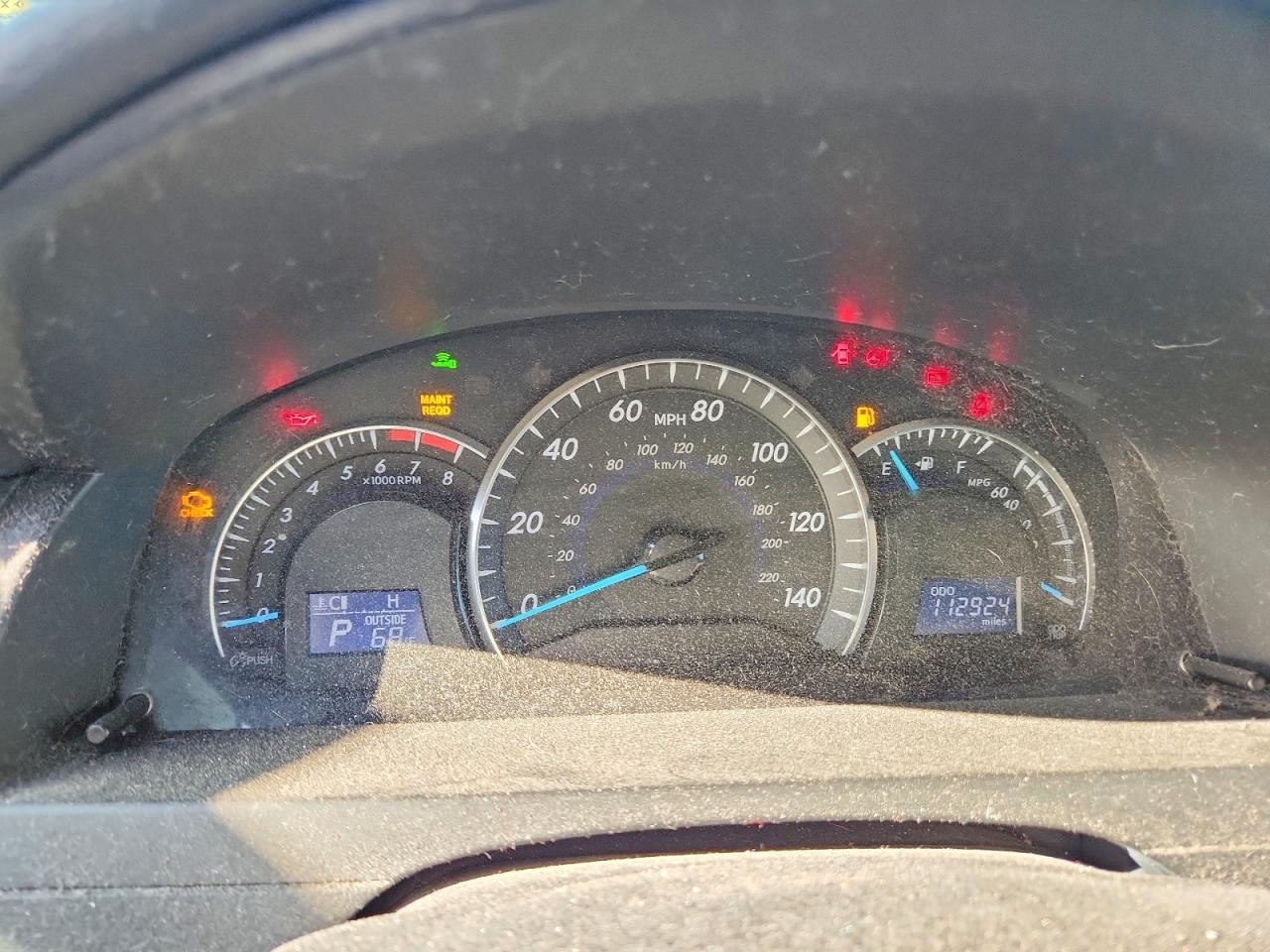 2012 Toyota Camry Xle V6 Черный vin: 4T1BK1FK1CU514496