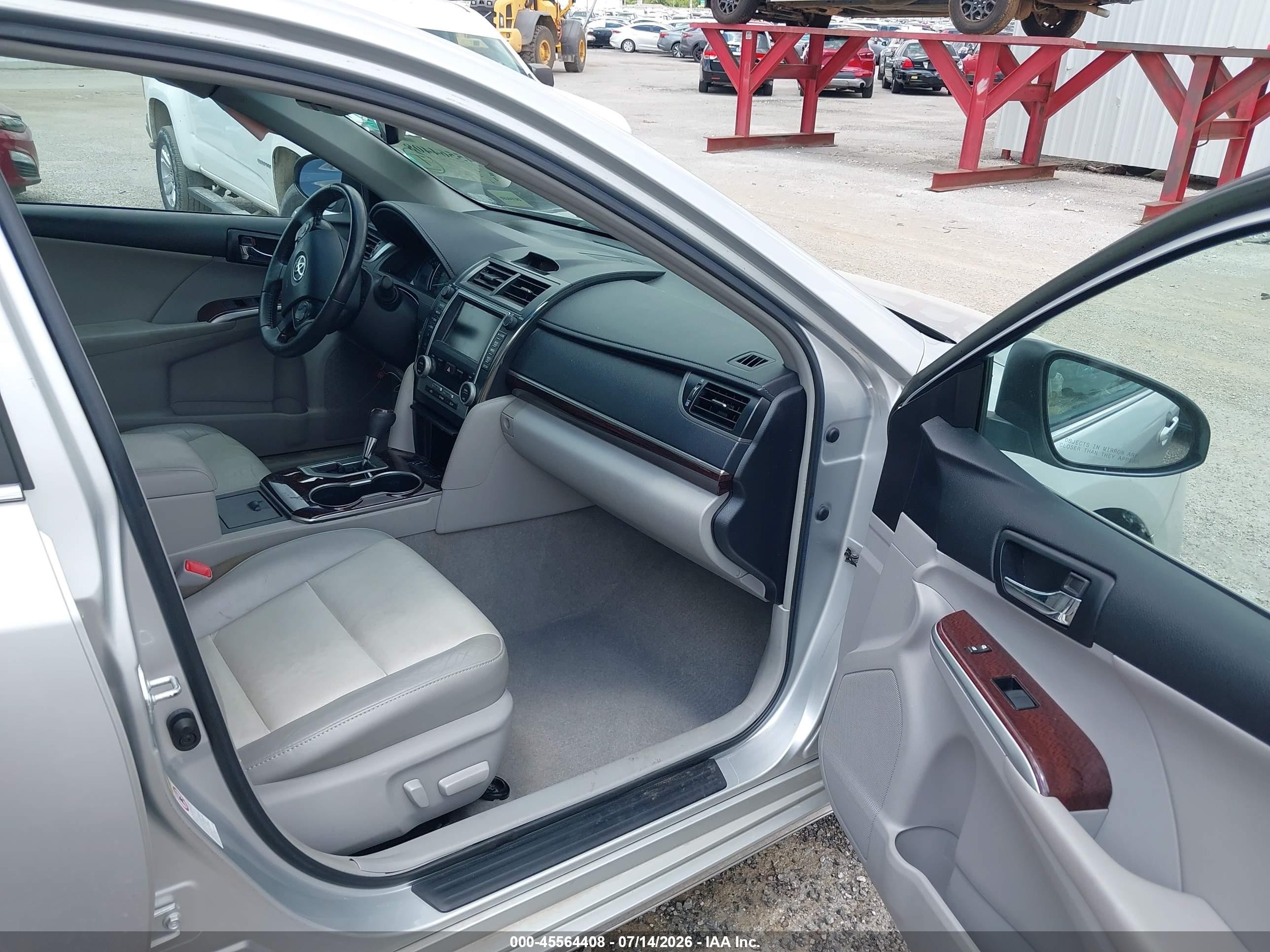 2012 Toyota Camry Xle V6 Silver vin: 4T1BK1FK1CU514580