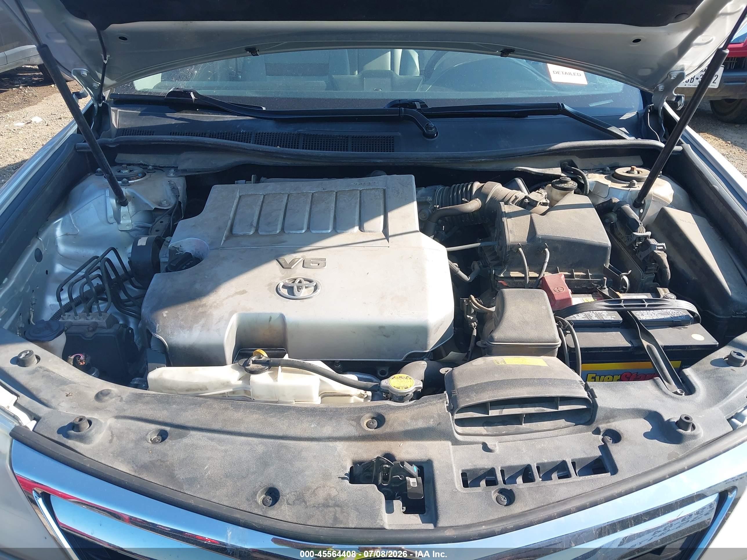 2012 Toyota Camry Xle V6 Silver vin: 4T1BK1FK1CU514580