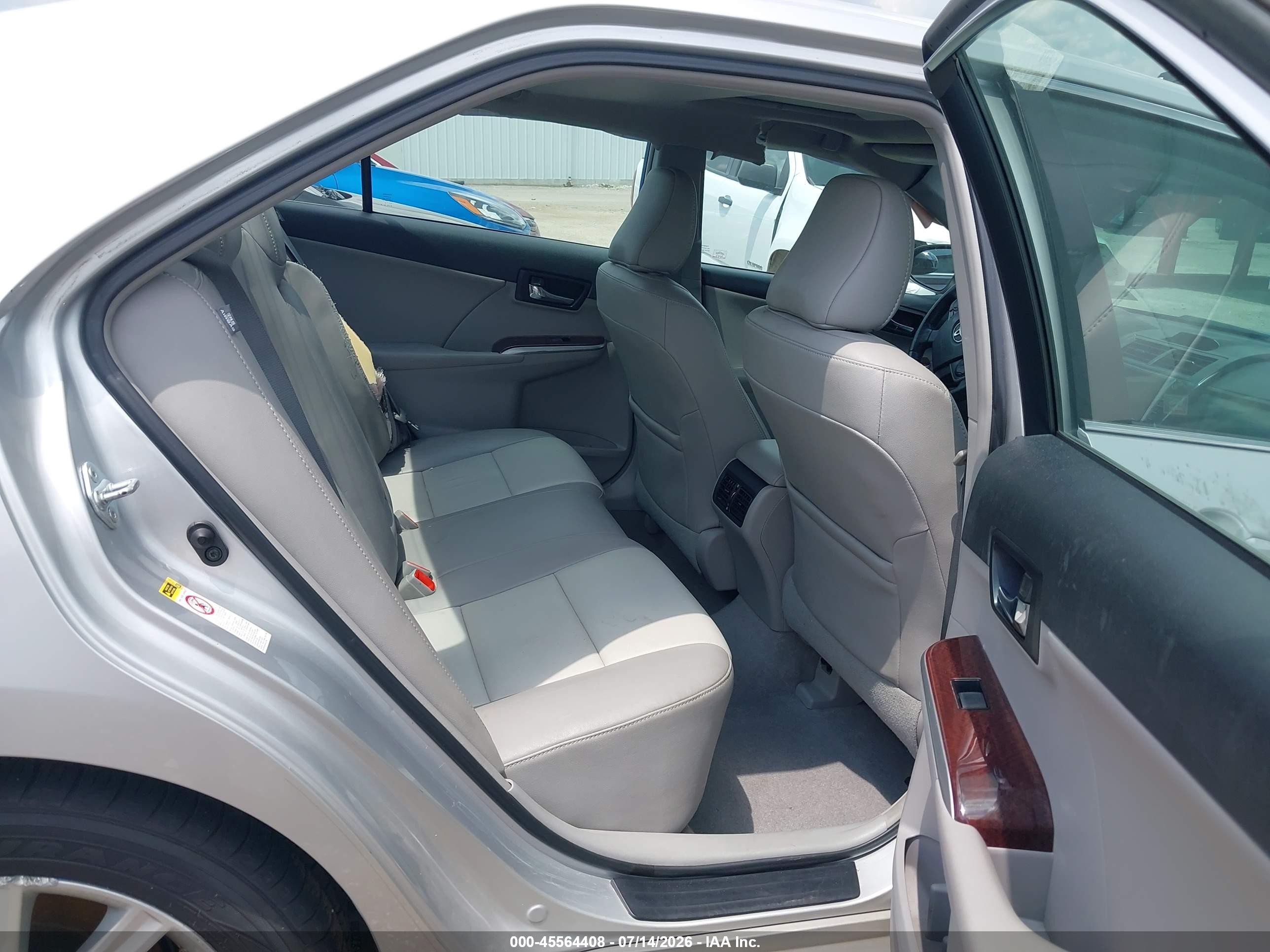2012 Toyota Camry Xle V6 Silver vin: 4T1BK1FK1CU514580