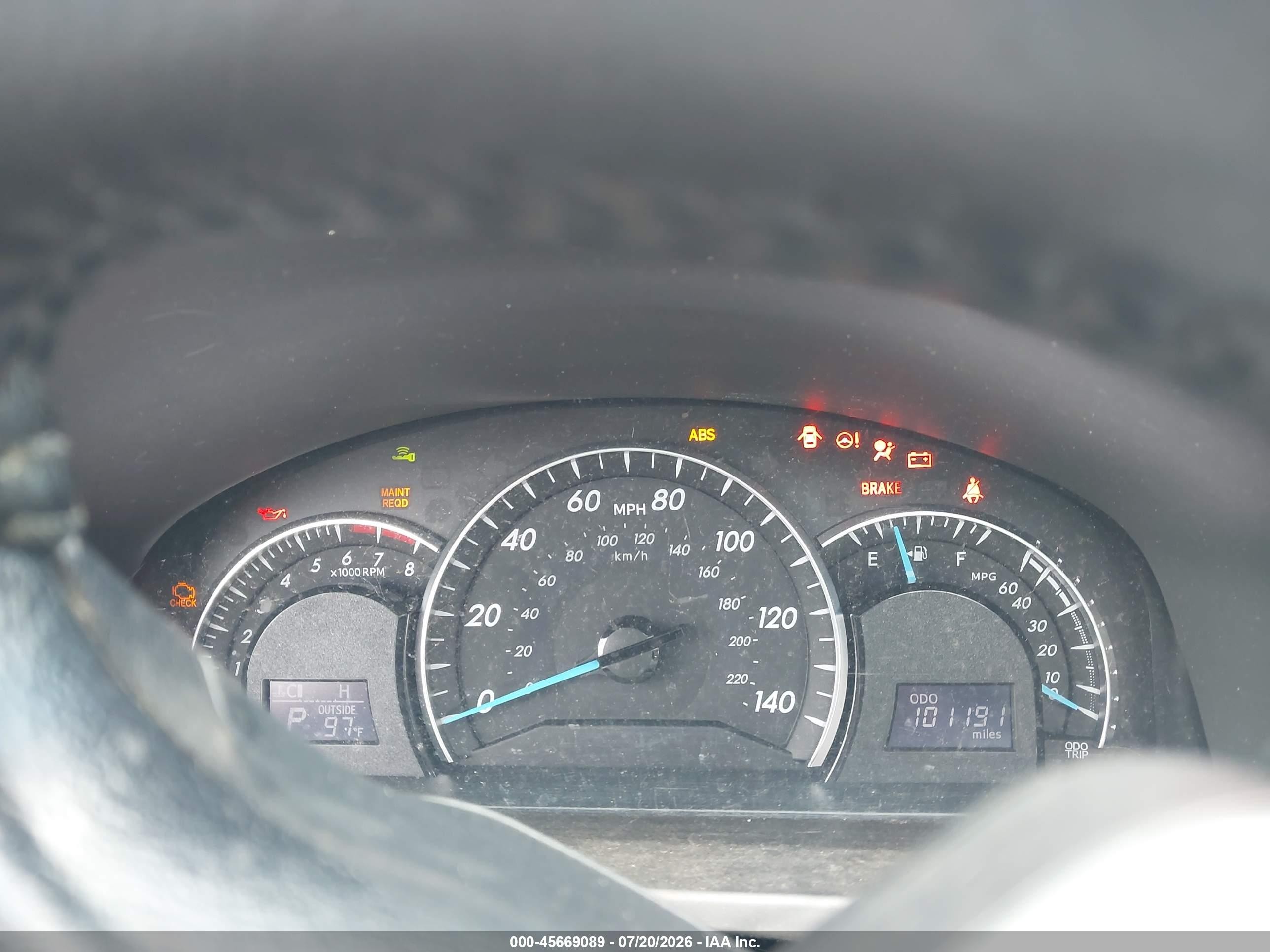 2013 Toyota Camry Xle V6 Red vin: 4T1BK1FK1DU534782