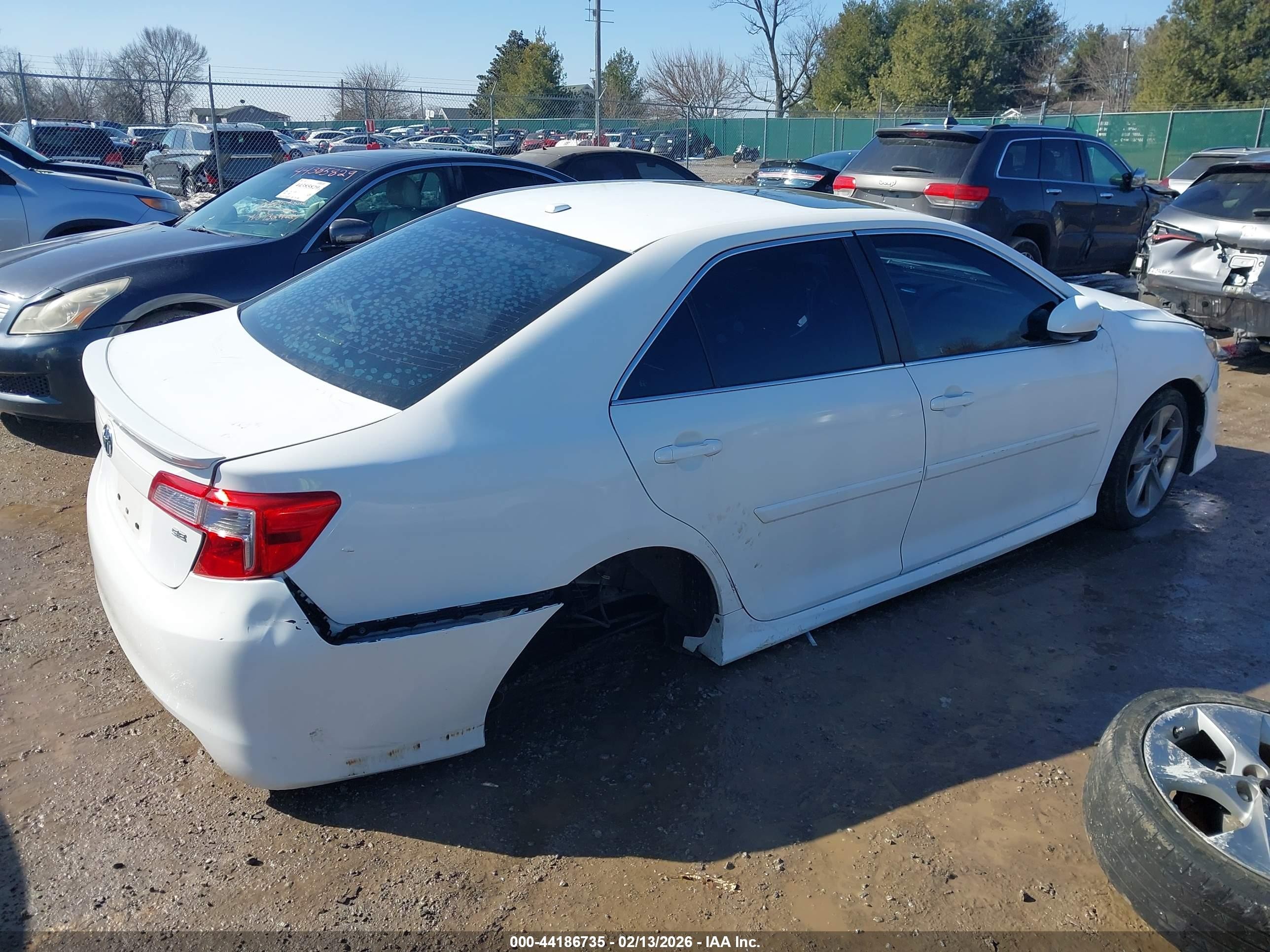 2013 Toyota Camry Se V6 Белый vin: 4T1BK1FK1DU535916