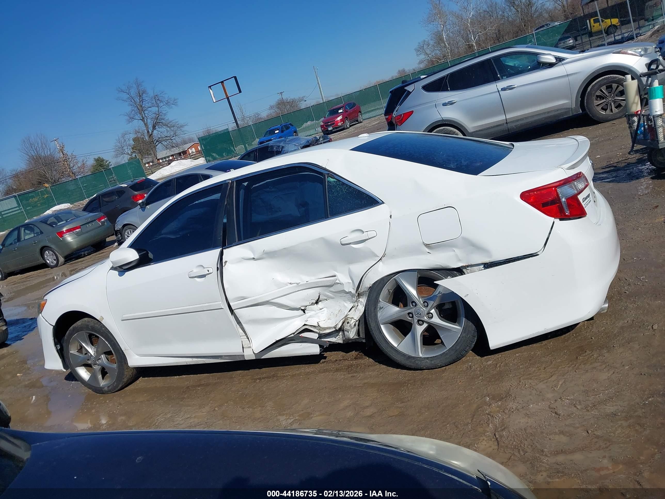 2013 Toyota Camry Se V6 Белый vin: 4T1BK1FK1DU535916