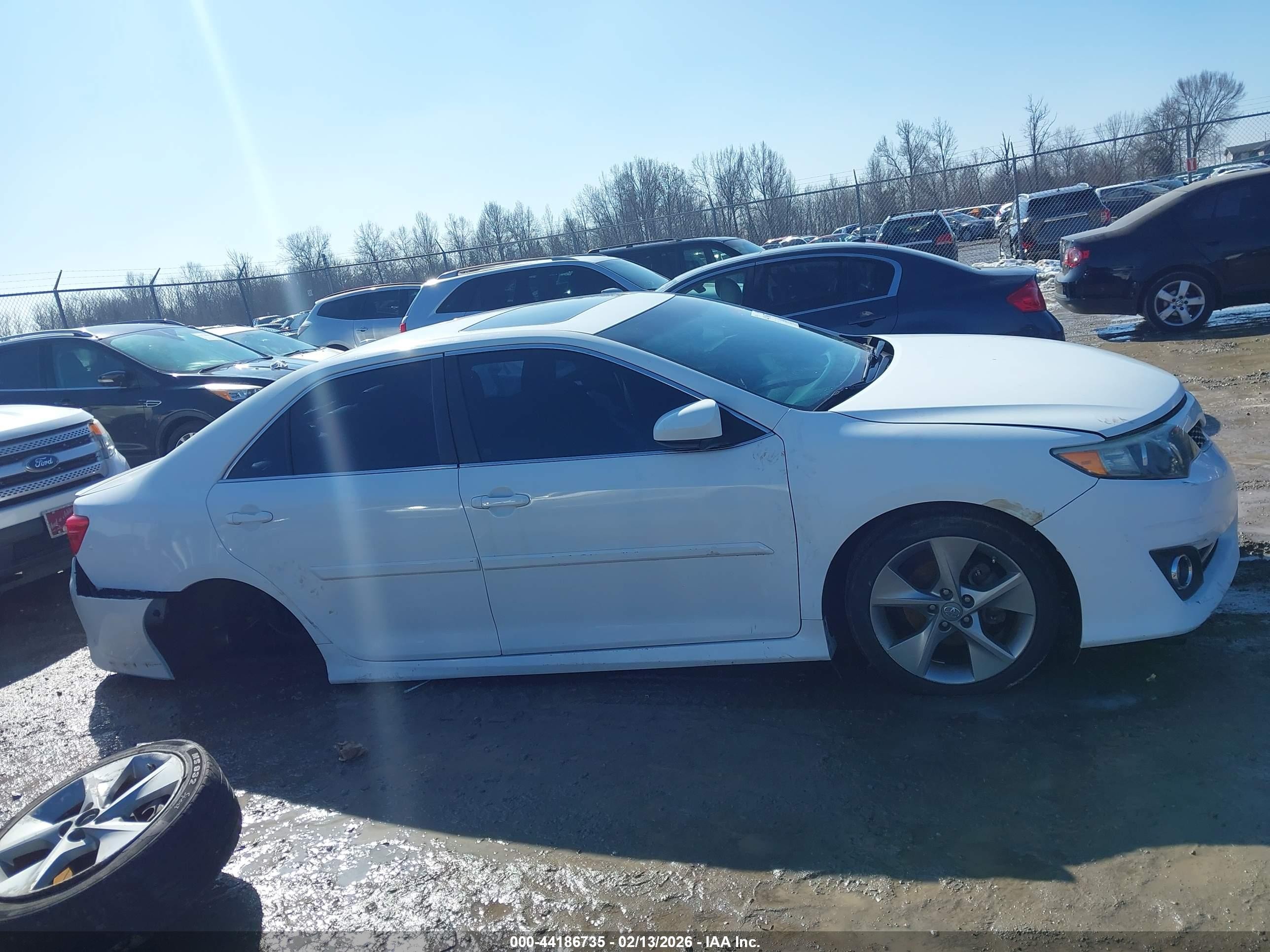 2013 Toyota Camry Se V6 Белый vin: 4T1BK1FK1DU535916