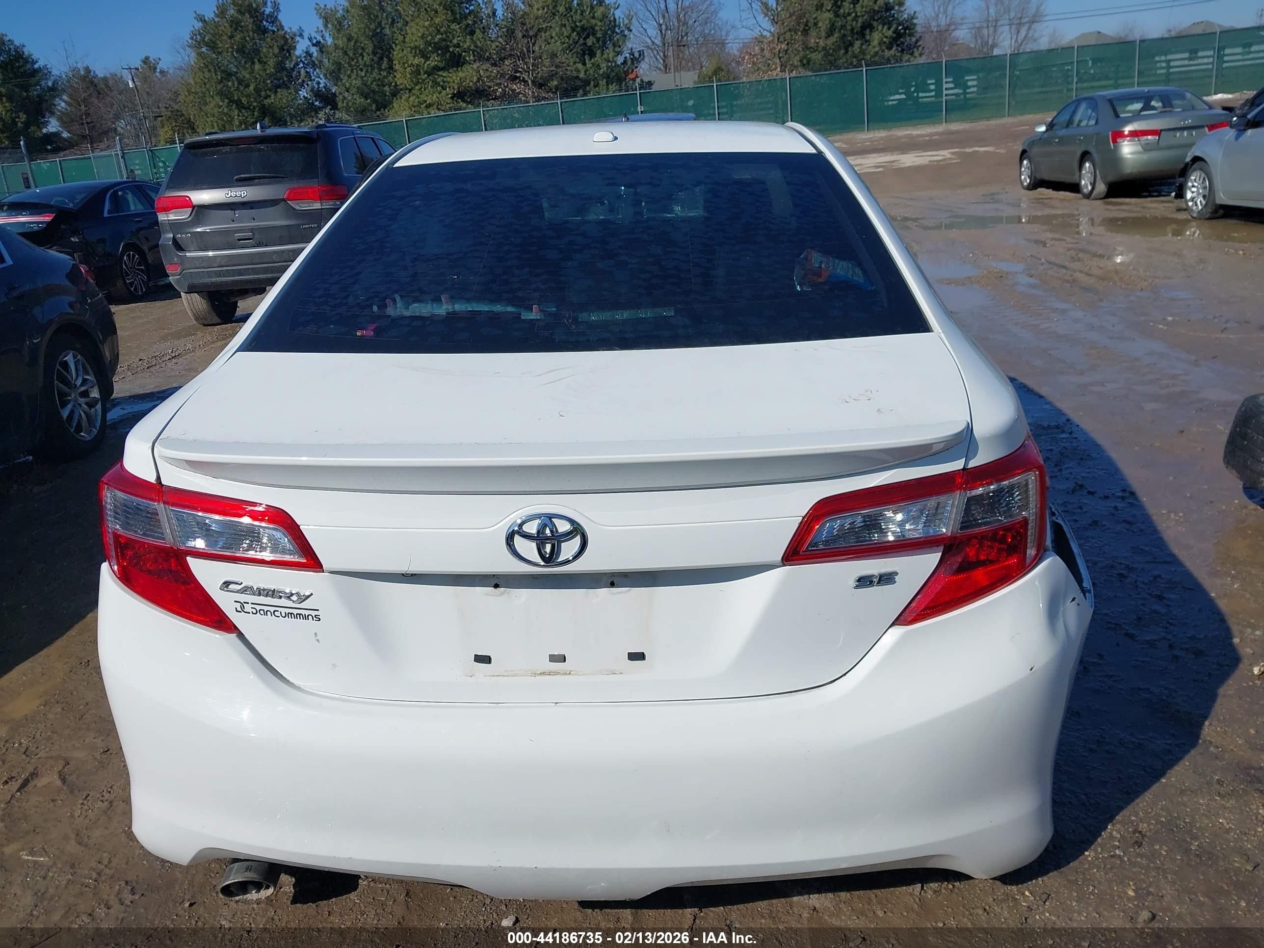 2013 Toyota Camry Se V6 Белый vin: 4T1BK1FK1DU535916