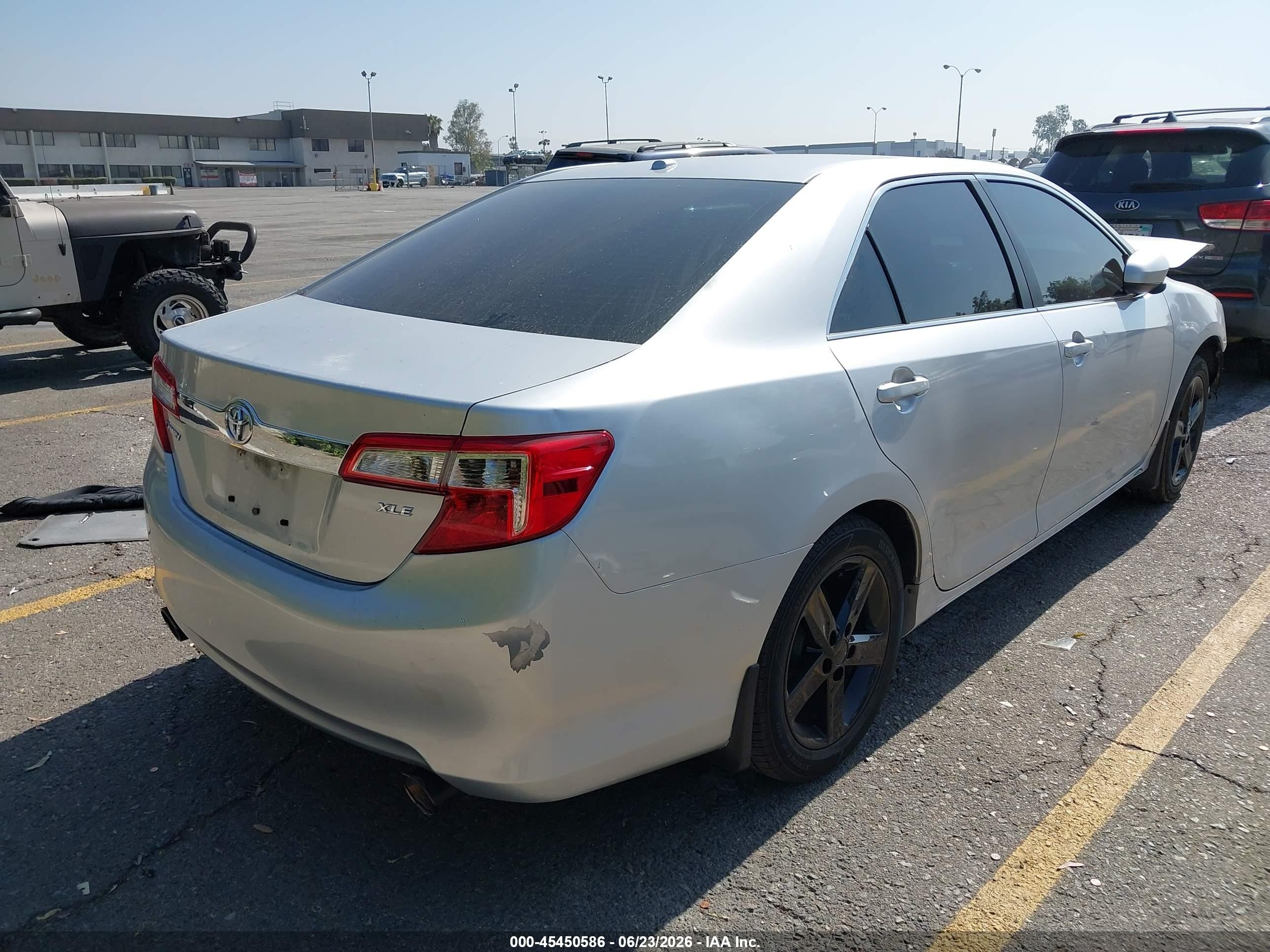 2013 Toyota Camry Xle V6 Silver vin: 4T1BK1FK1DU536242