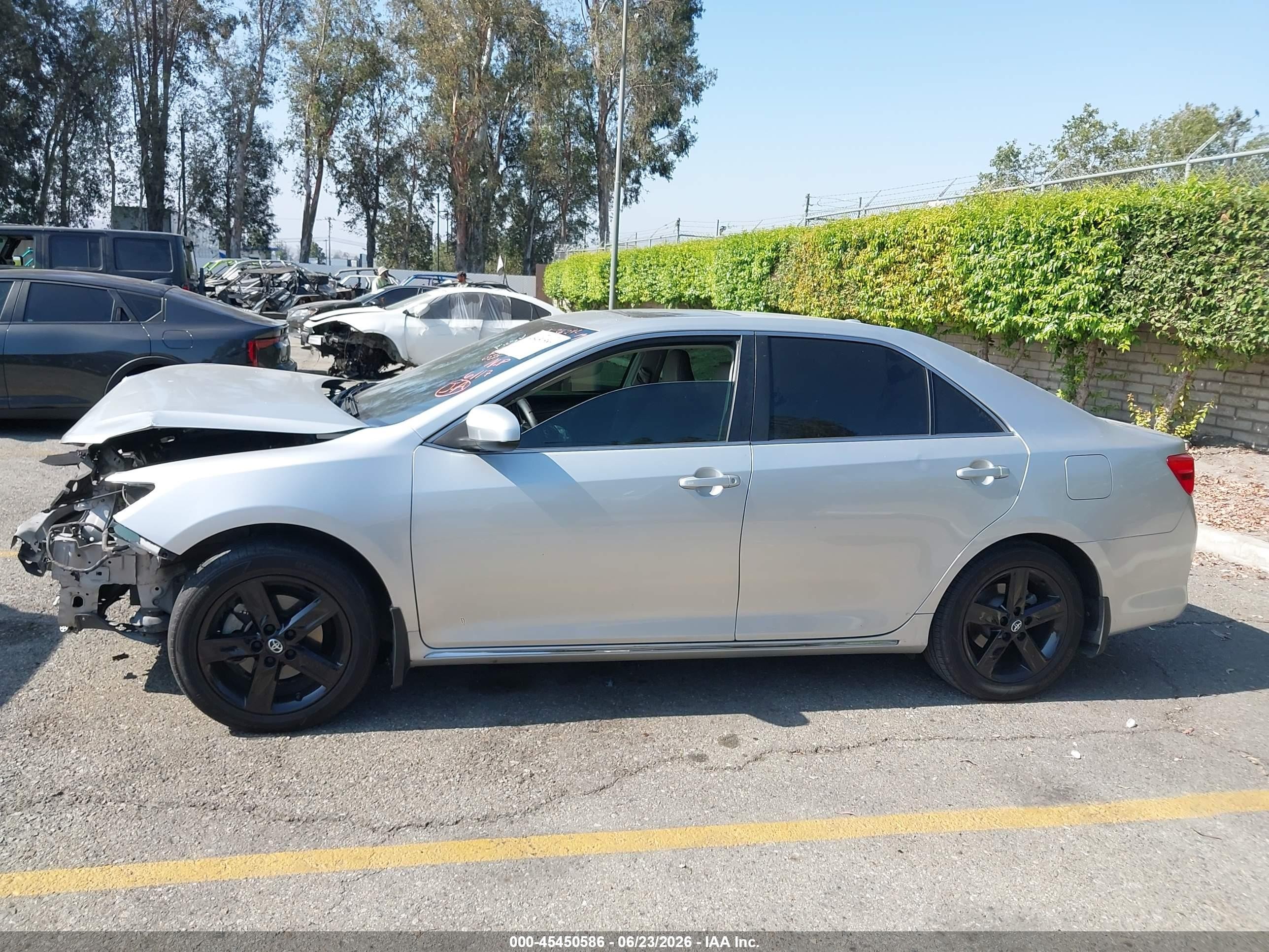 2013 Toyota Camry Xle V6 Silver vin: 4T1BK1FK1DU536242