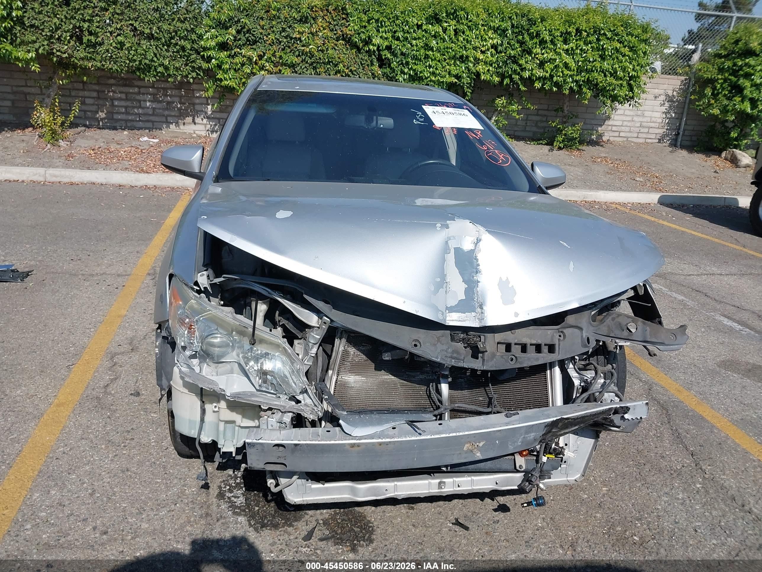 2013 Toyota Camry Xle V6 Silver vin: 4T1BK1FK1DU536242