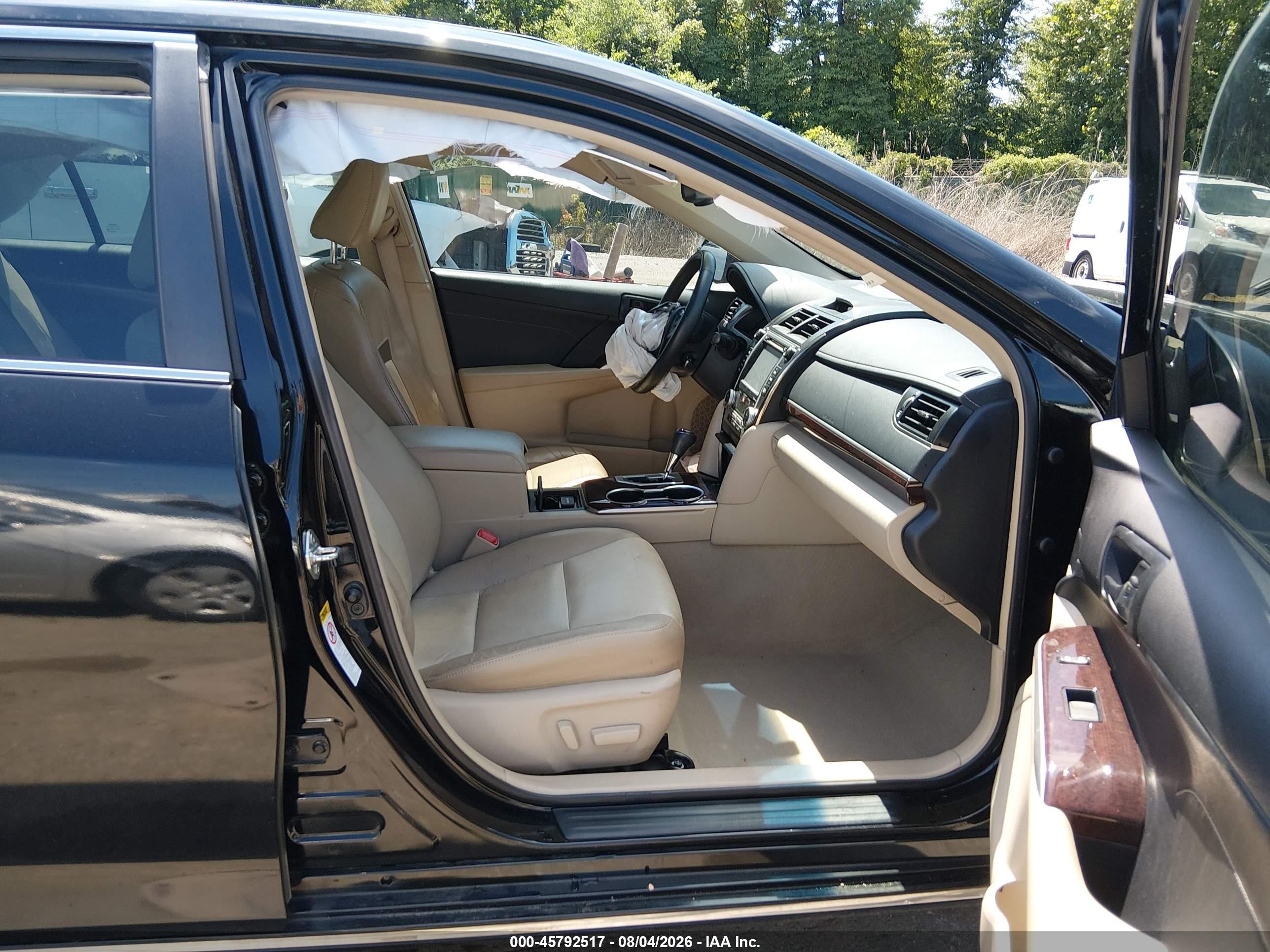 2014 Toyota Camry Xle V6 Black vin: 4T1BK1FK1EU027611