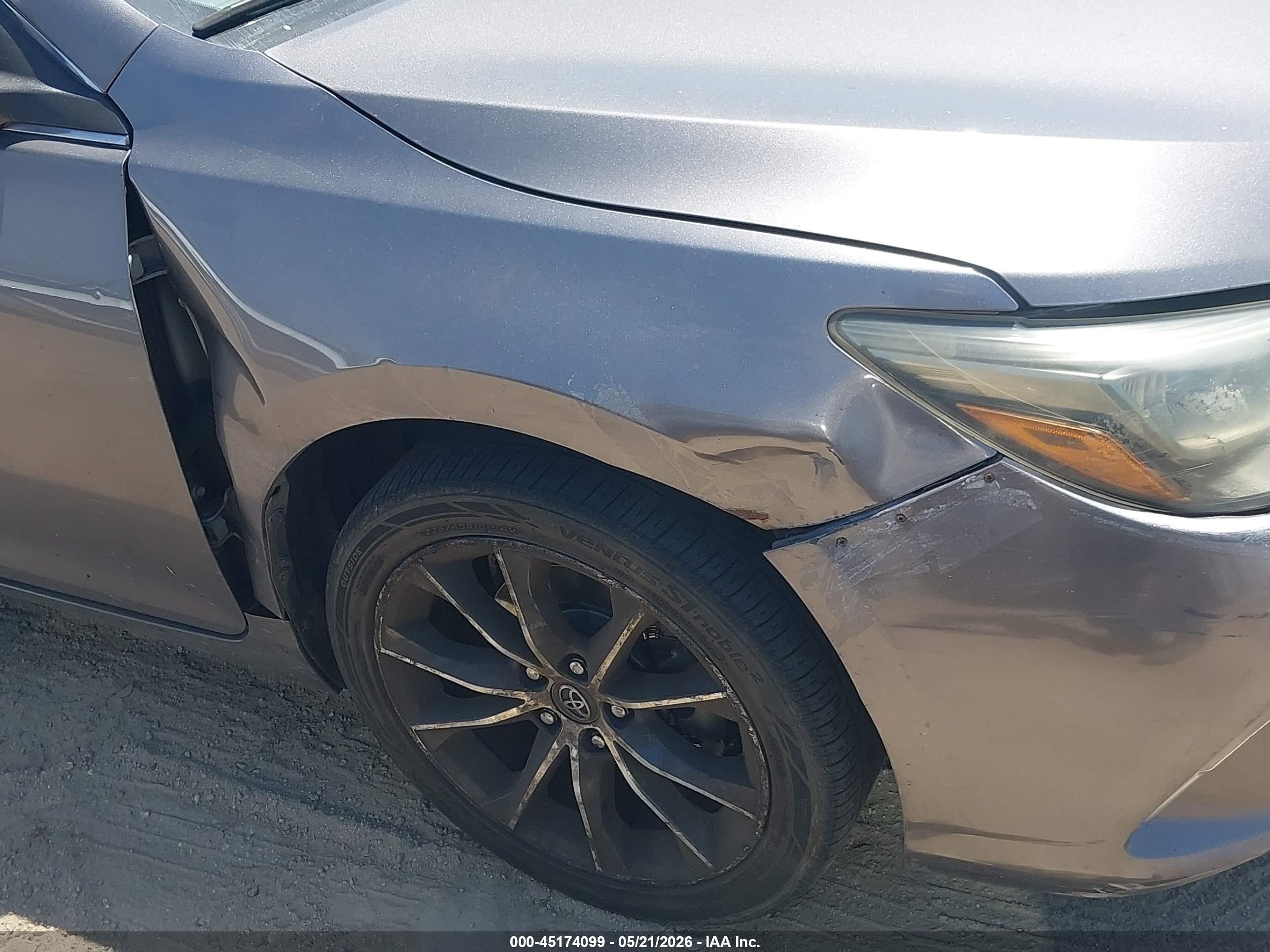 2015 Toyota Camry Xse V6 Gray vin: 4T1BK1FK1FU560592