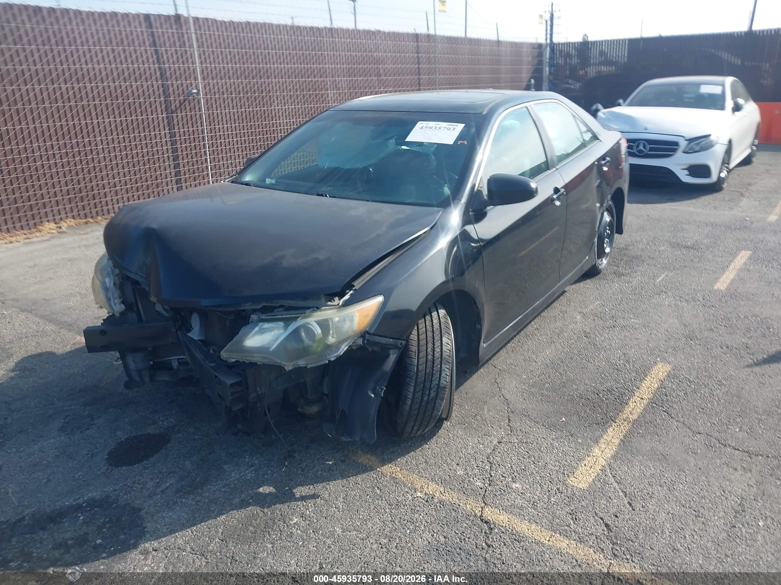2012 Toyota Camry Se V6 Black vin: 4T1BK1FK2CU008174