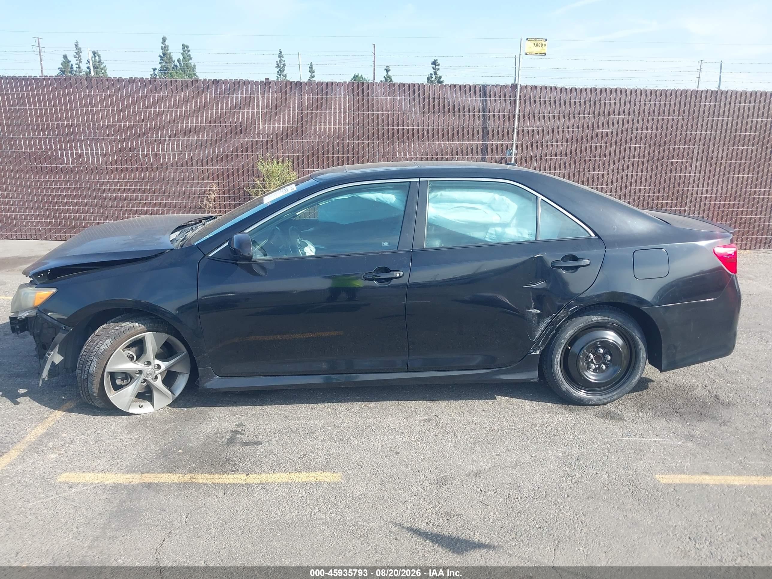 2012 Toyota Camry Se V6 Black vin: 4T1BK1FK2CU008174