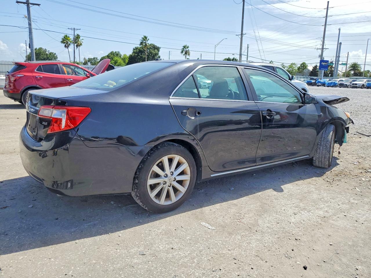 2012 Toyota Camry Xle V6 Black vin: 4T1BK1FK2CU016503