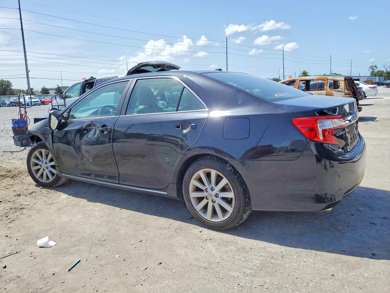 2012 Toyota Camry Xle V6 Black vin: 4T1BK1FK2CU016503