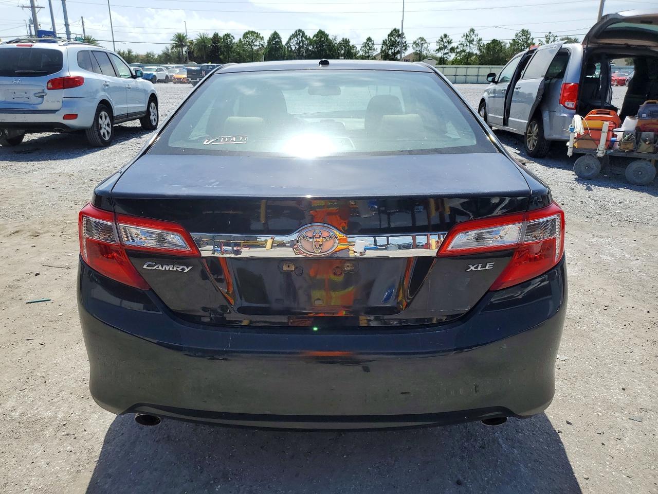 2012 Toyota Camry Xle V6 Black vin: 4T1BK1FK2CU016503