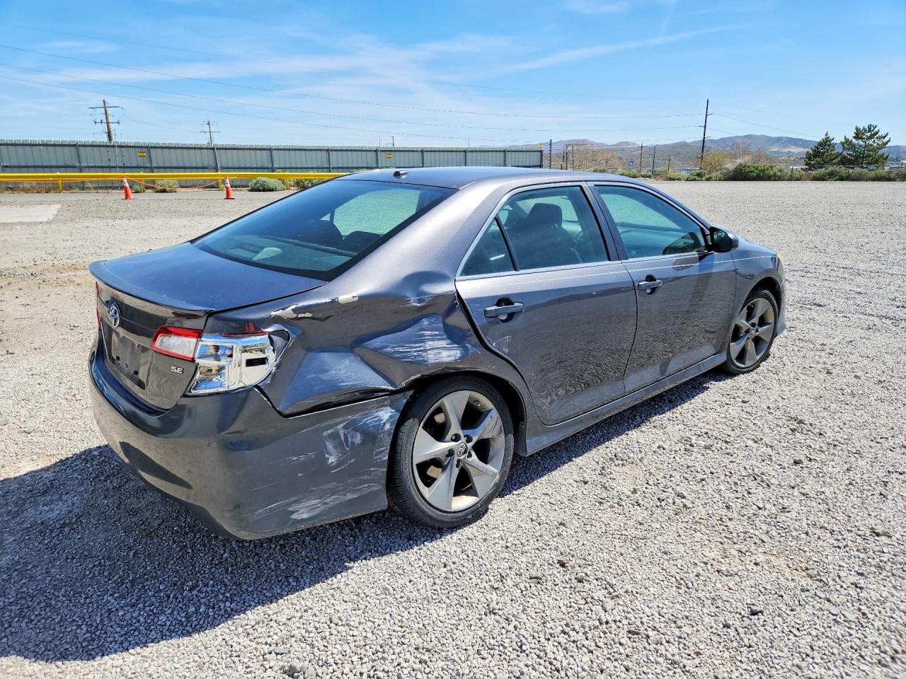 2012 Toyota Camry Se V6 Gray vin: 4T1BK1FK2CU019644
