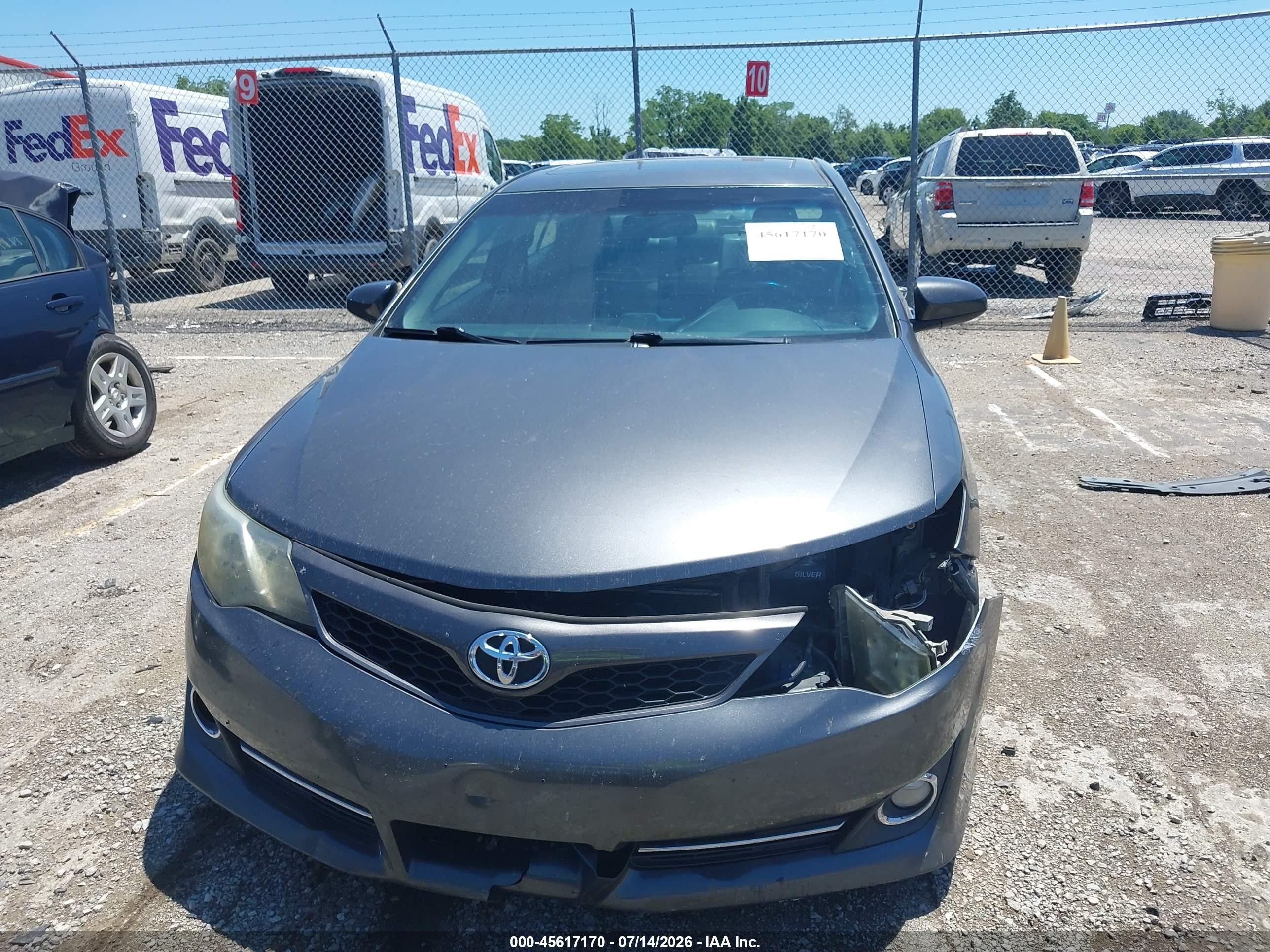 2012 Toyota Camry Se V6 Gray vin: 4T1BK1FK2CU501160