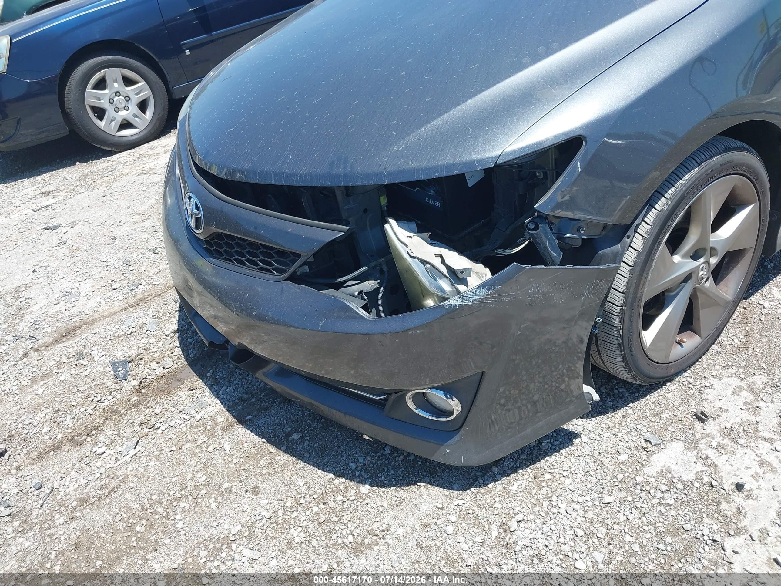 2012 Toyota Camry Se V6 Gray vin: 4T1BK1FK2CU501160