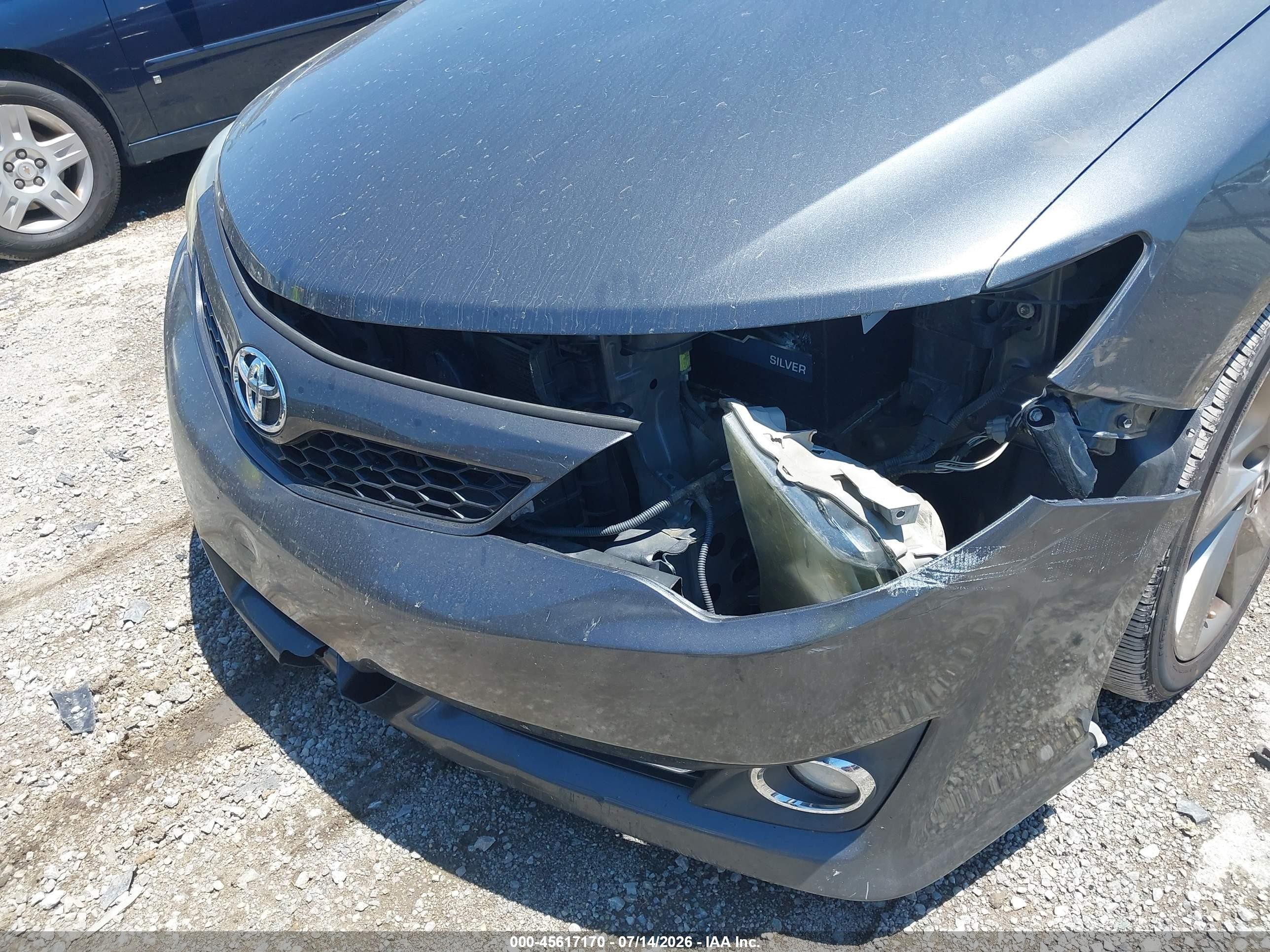 2012 Toyota Camry Se V6 Gray vin: 4T1BK1FK2CU501160