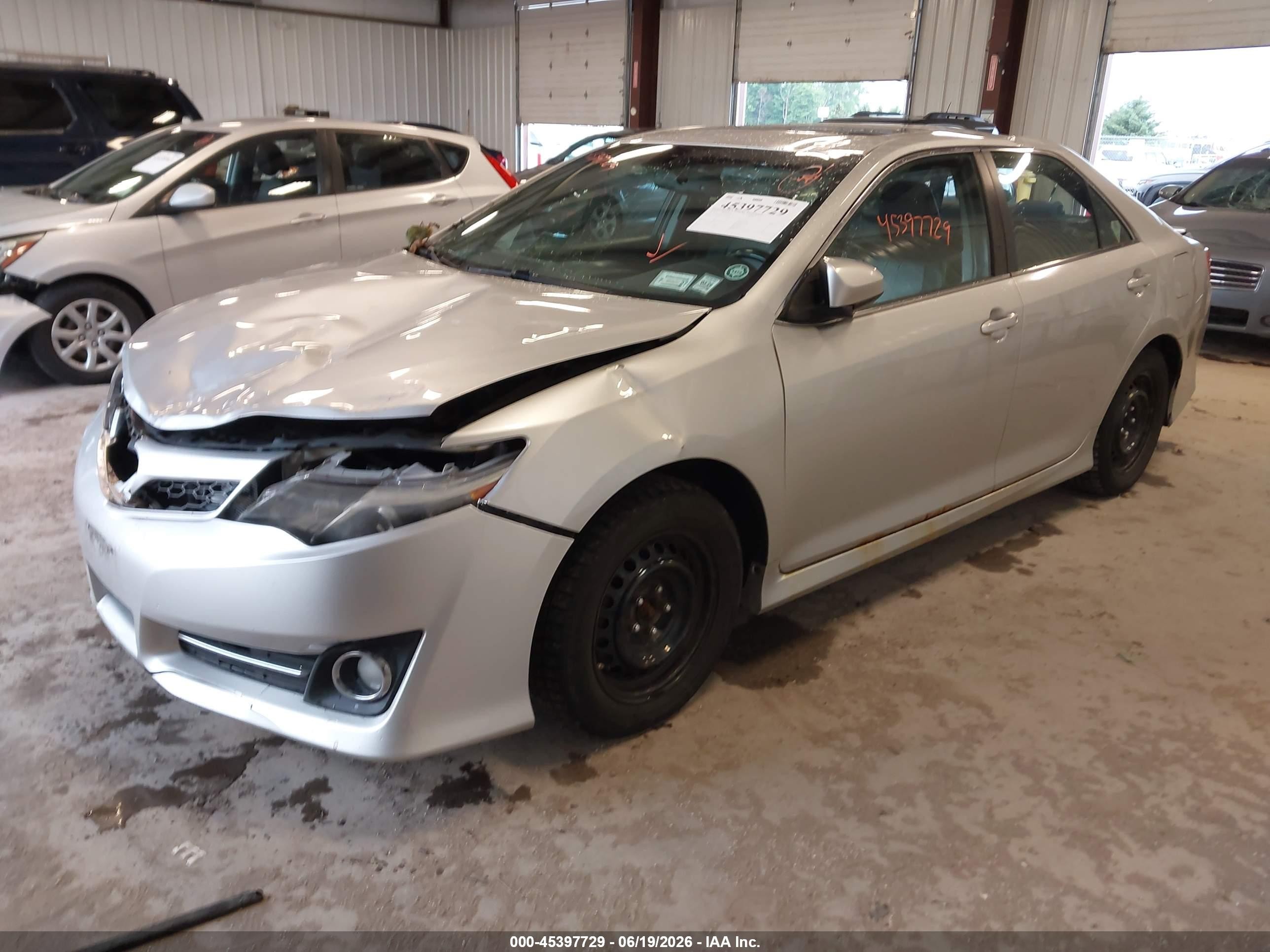 2012 Toyota Camry Se V6 Silver vin: 4T1BK1FK2CU502311