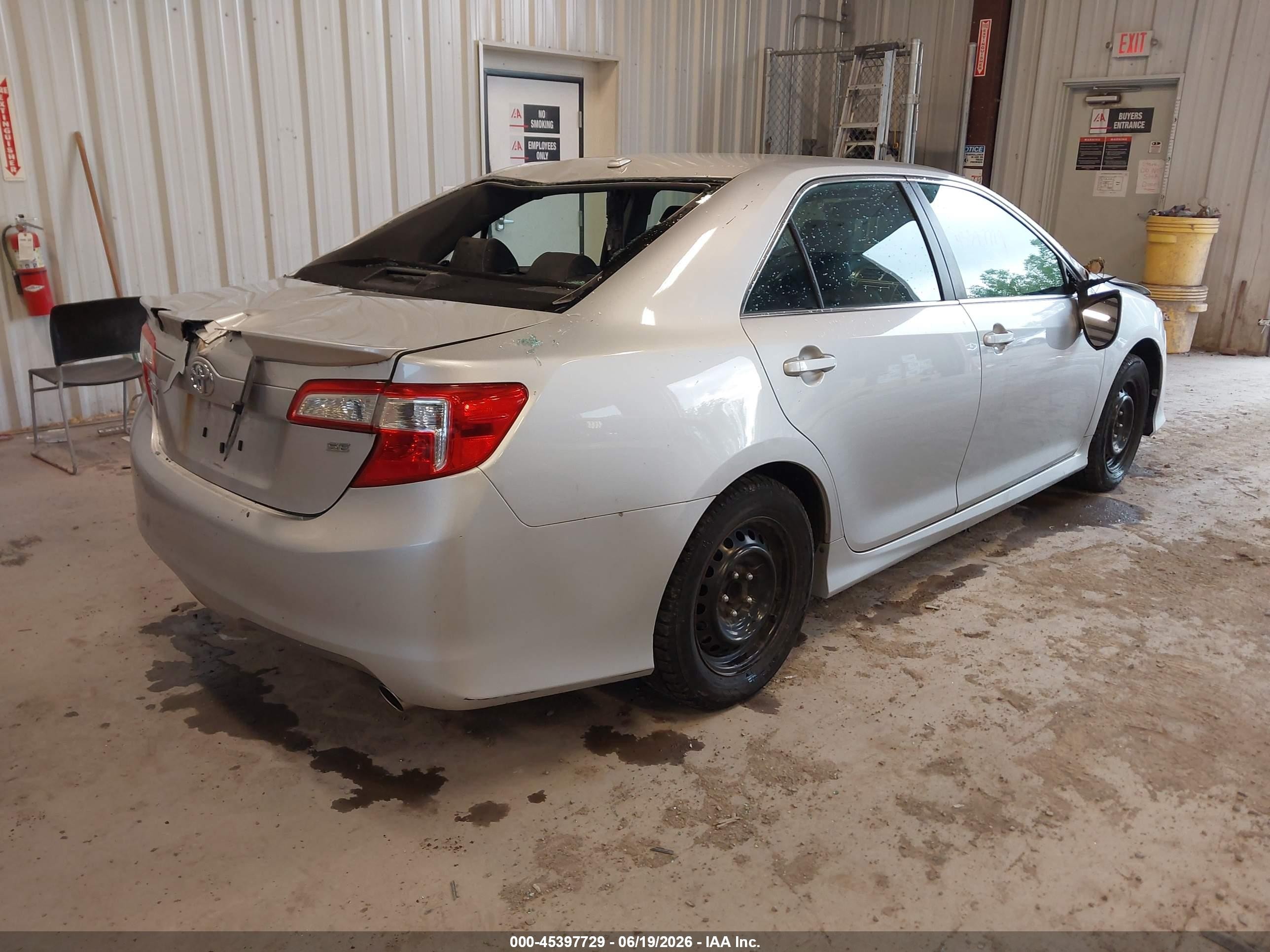 2012 Toyota Camry Se V6 Silver vin: 4T1BK1FK2CU502311