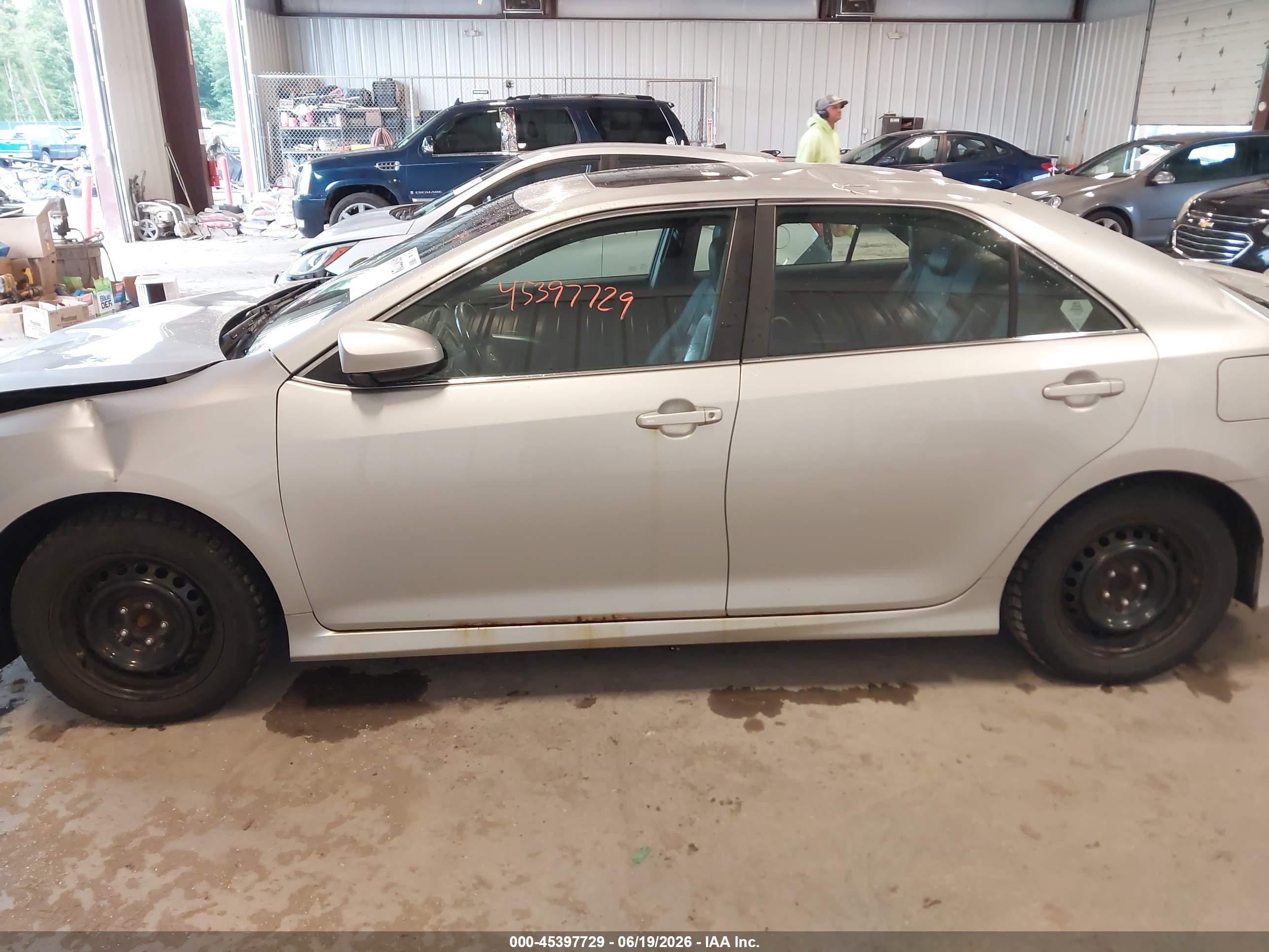 2012 Toyota Camry Se V6 Silver vin: 4T1BK1FK2CU502311