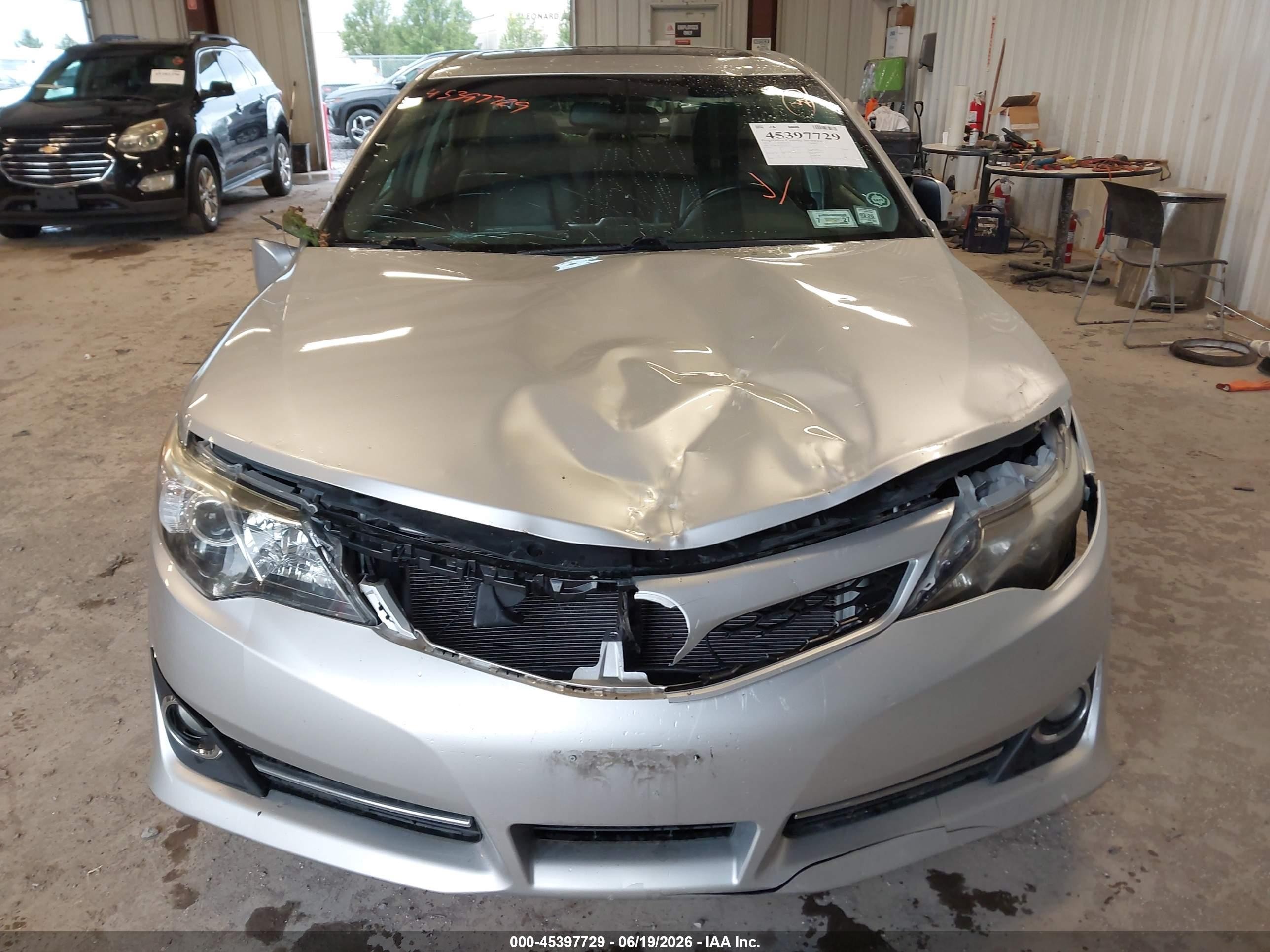 2012 Toyota Camry Se V6 Silver vin: 4T1BK1FK2CU502311