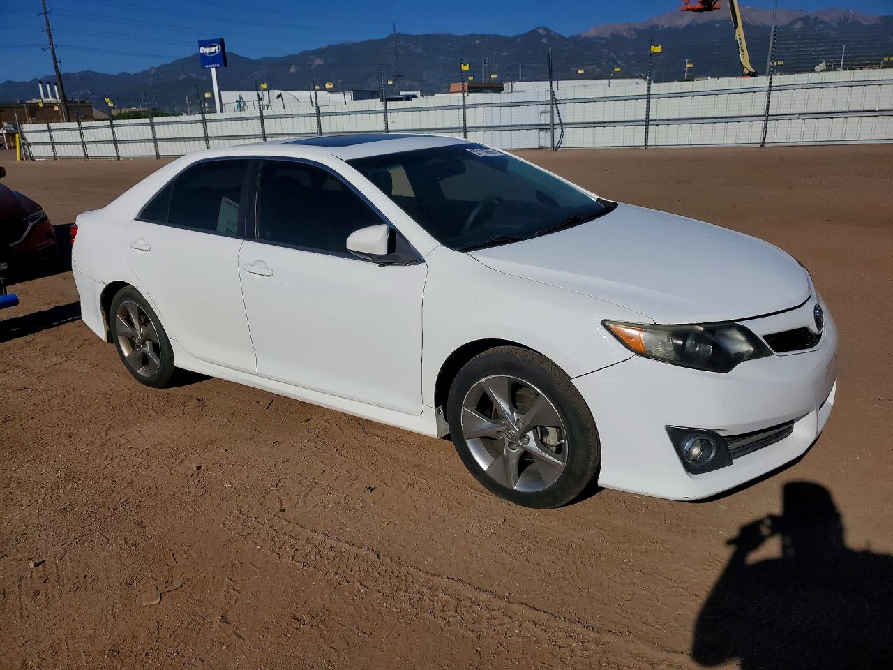 2012 Toyota Camry Se V6 White vin: 4T1BK1FK2CU502437