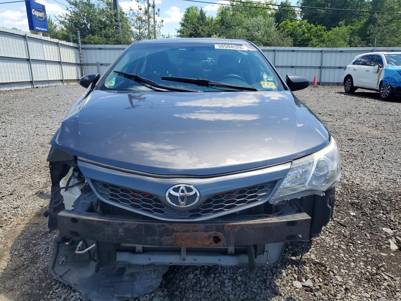 2012 Toyota Camry Se V6 Gray vin: 4T1BK1FK2CU503460