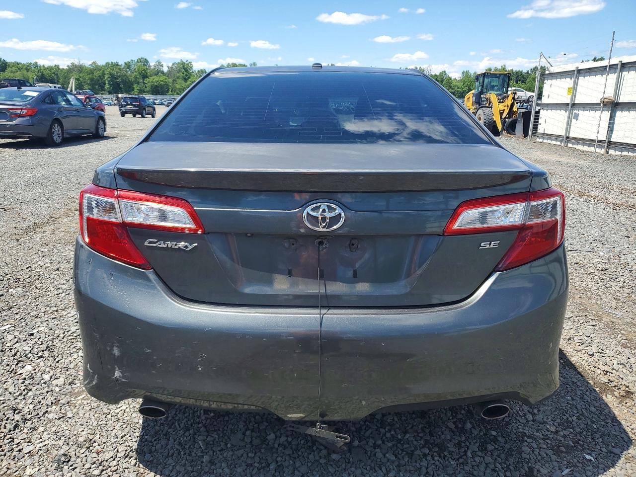 2012 Toyota Camry Se V6 Gray vin: 4T1BK1FK2CU503460