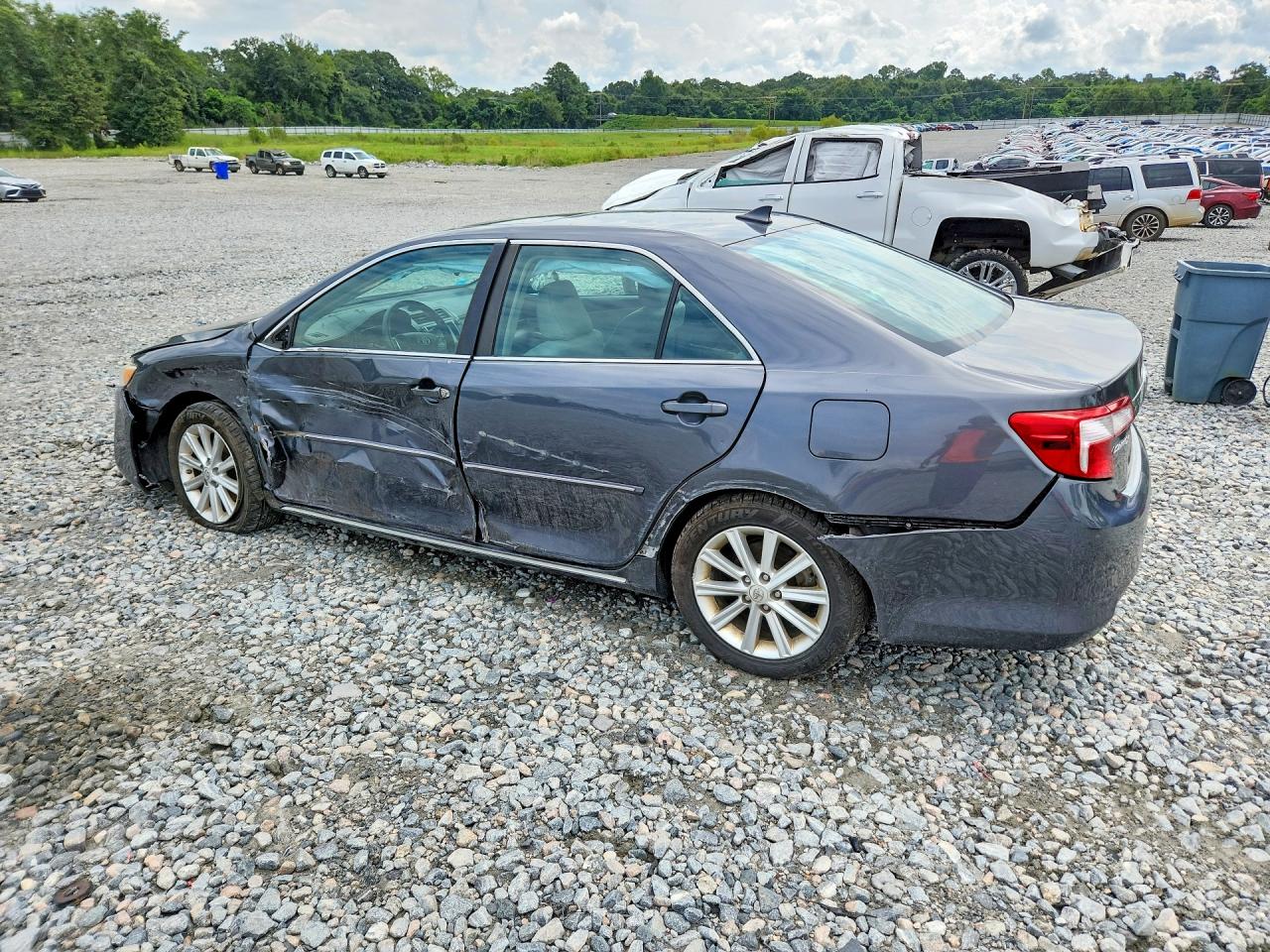 2012 Toyota Camry Xle V6 Серый vin: 4T1BK1FK2CU503779