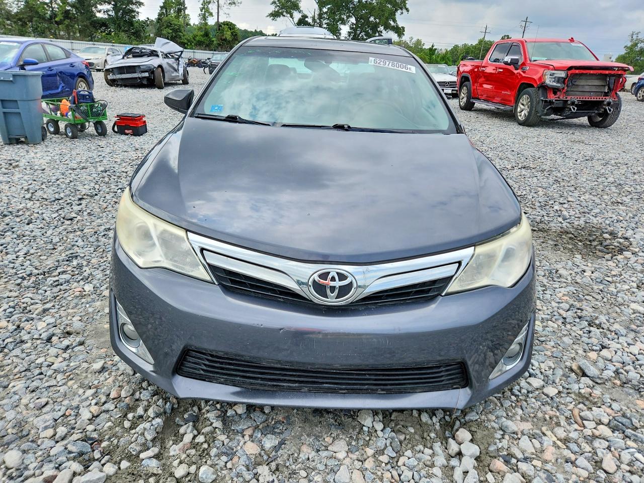 2012 Toyota Camry Xle V6 Серый vin: 4T1BK1FK2CU503779