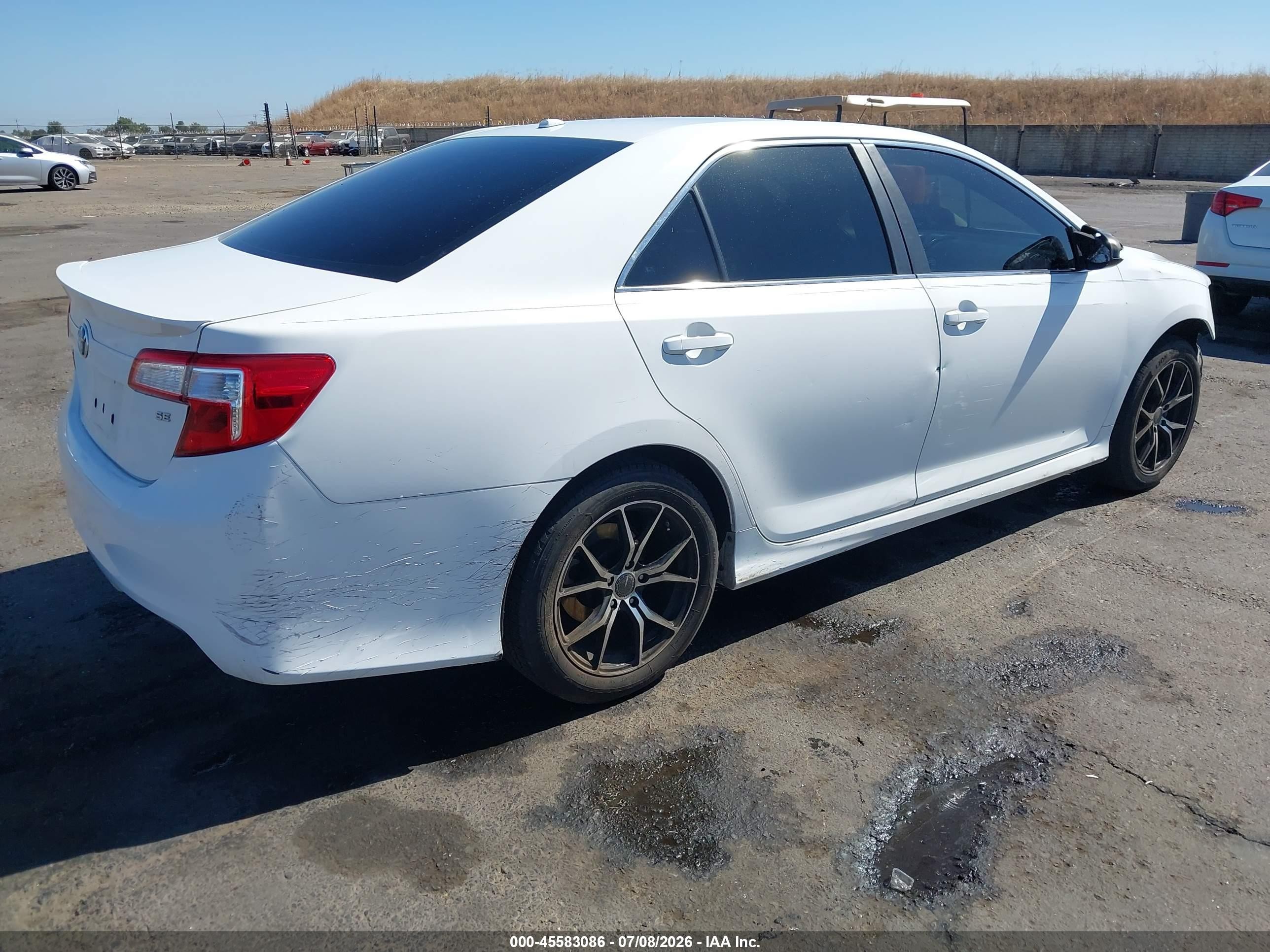 2012 Toyota Camry Se V6 Белый vin: 4T1BK1FK2CU504687