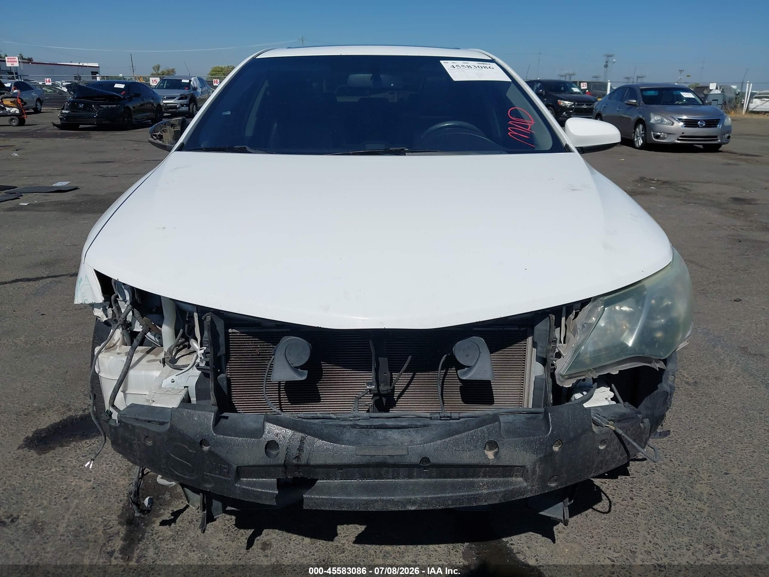 2012 Toyota Camry Se V6 Белый vin: 4T1BK1FK2CU504687