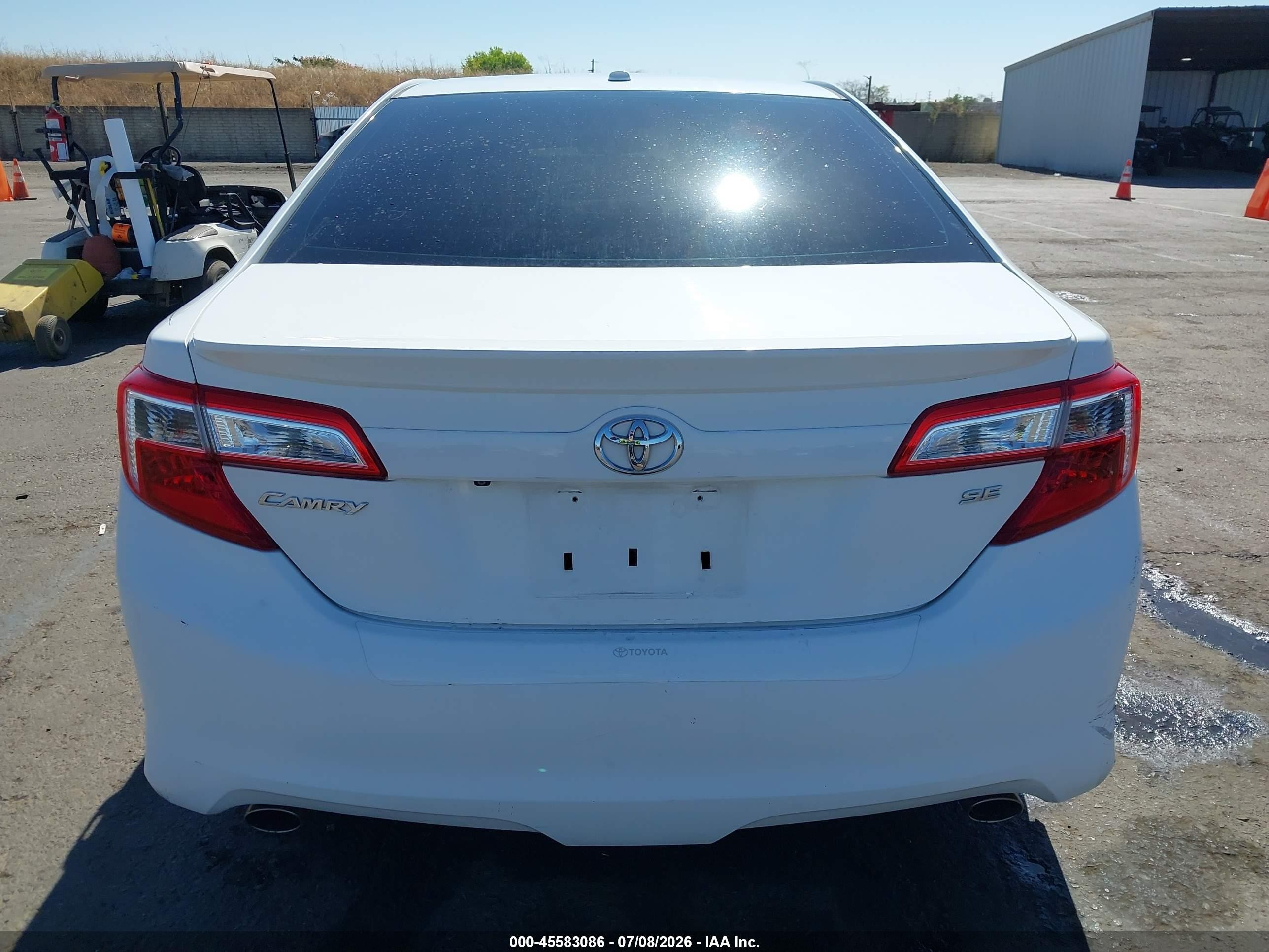 2012 Toyota Camry Se V6 Белый vin: 4T1BK1FK2CU504687