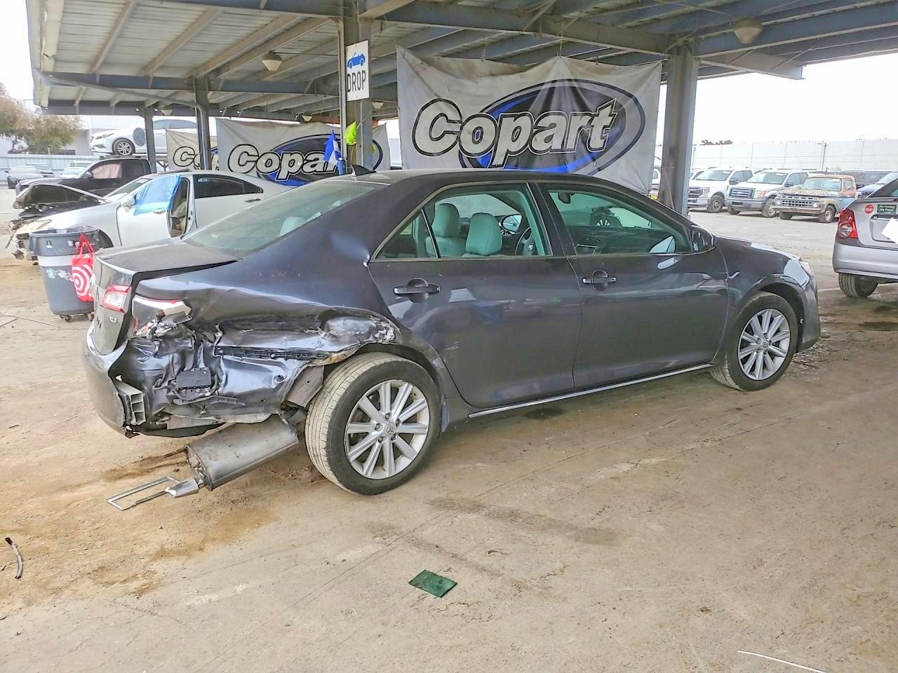 2012 Toyota Camry Xle V6 Gray vin: 4T1BK1FK2CU505578
