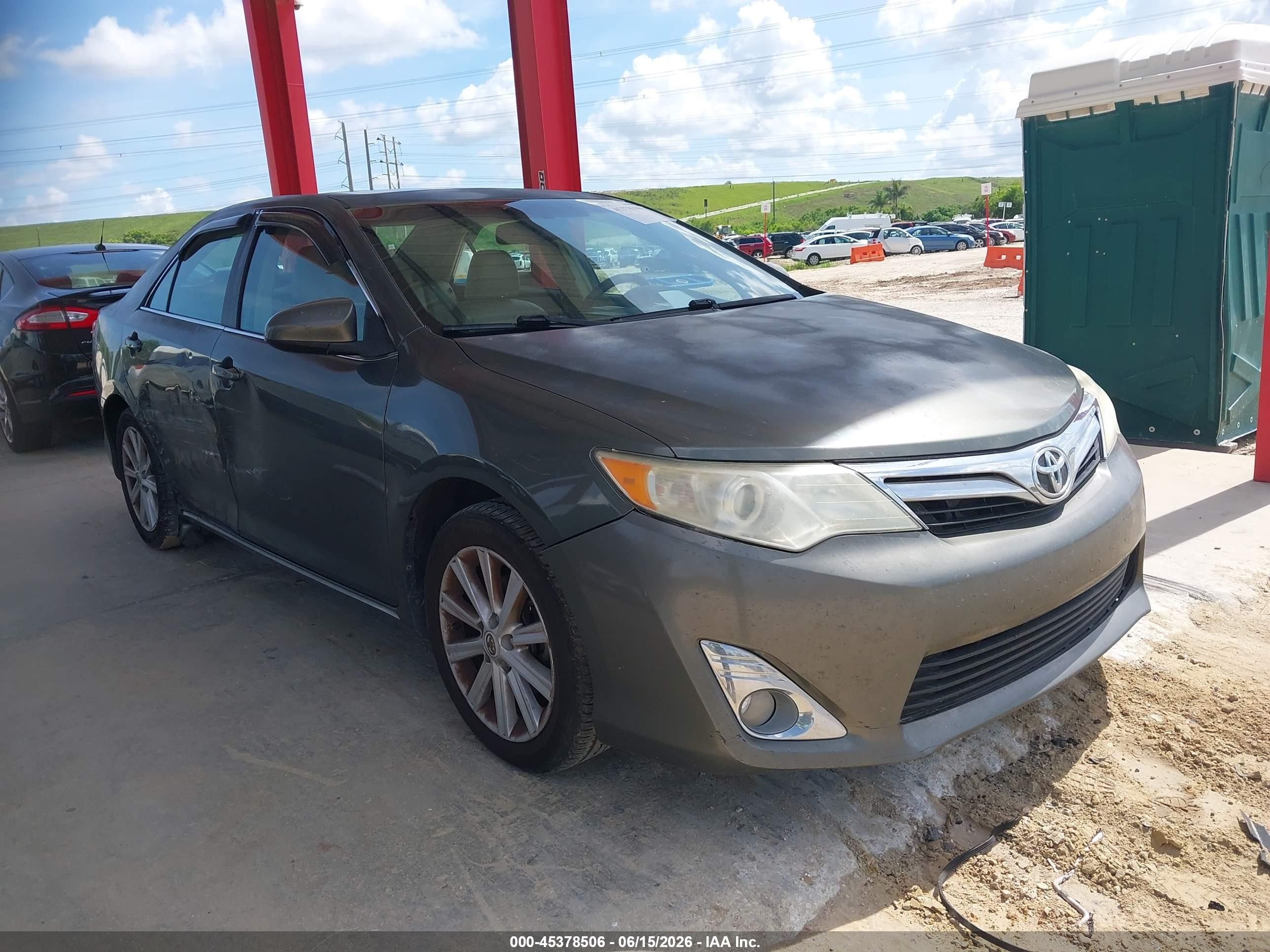 2012 Toyota Camry Xle V6 Teal vin: 4T1BK1FK2CU514782