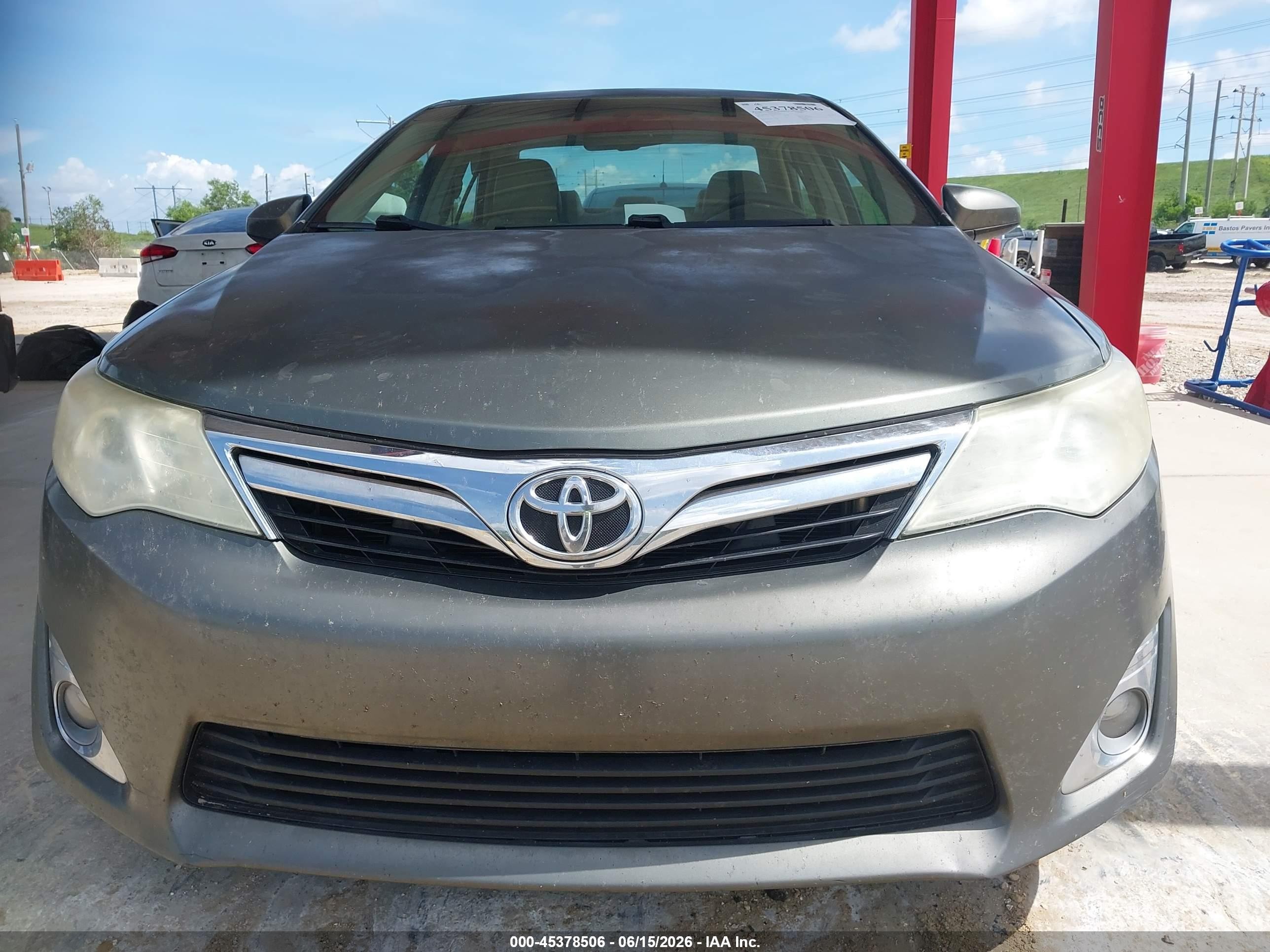 2012 Toyota Camry Xle V6 Teal vin: 4T1BK1FK2CU514782