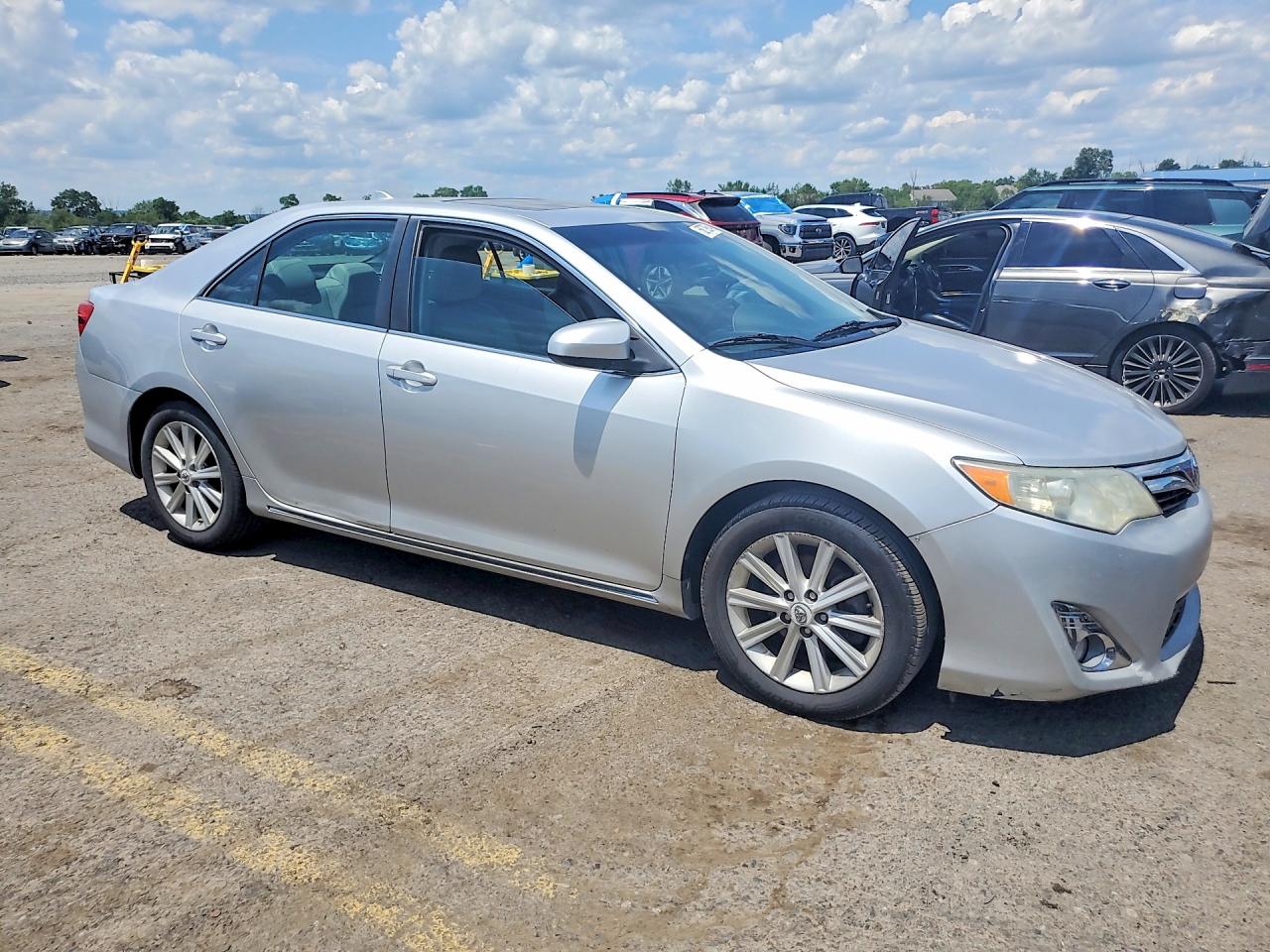 2012 Toyota Camry Xle V6 Silver vin: 4T1BK1FK2CU517262