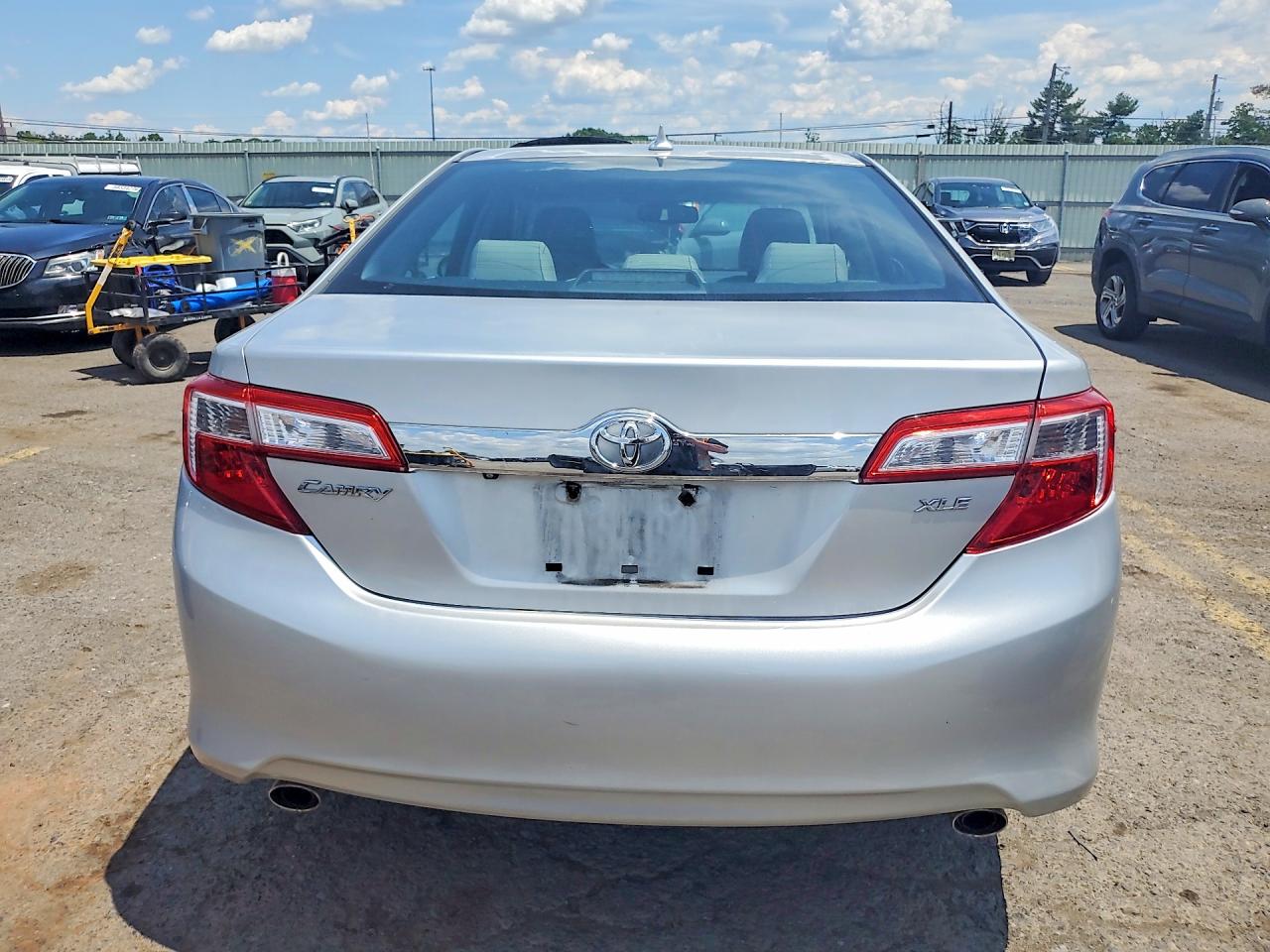 2012 Toyota Camry Xle V6 Silver vin: 4T1BK1FK2CU517262