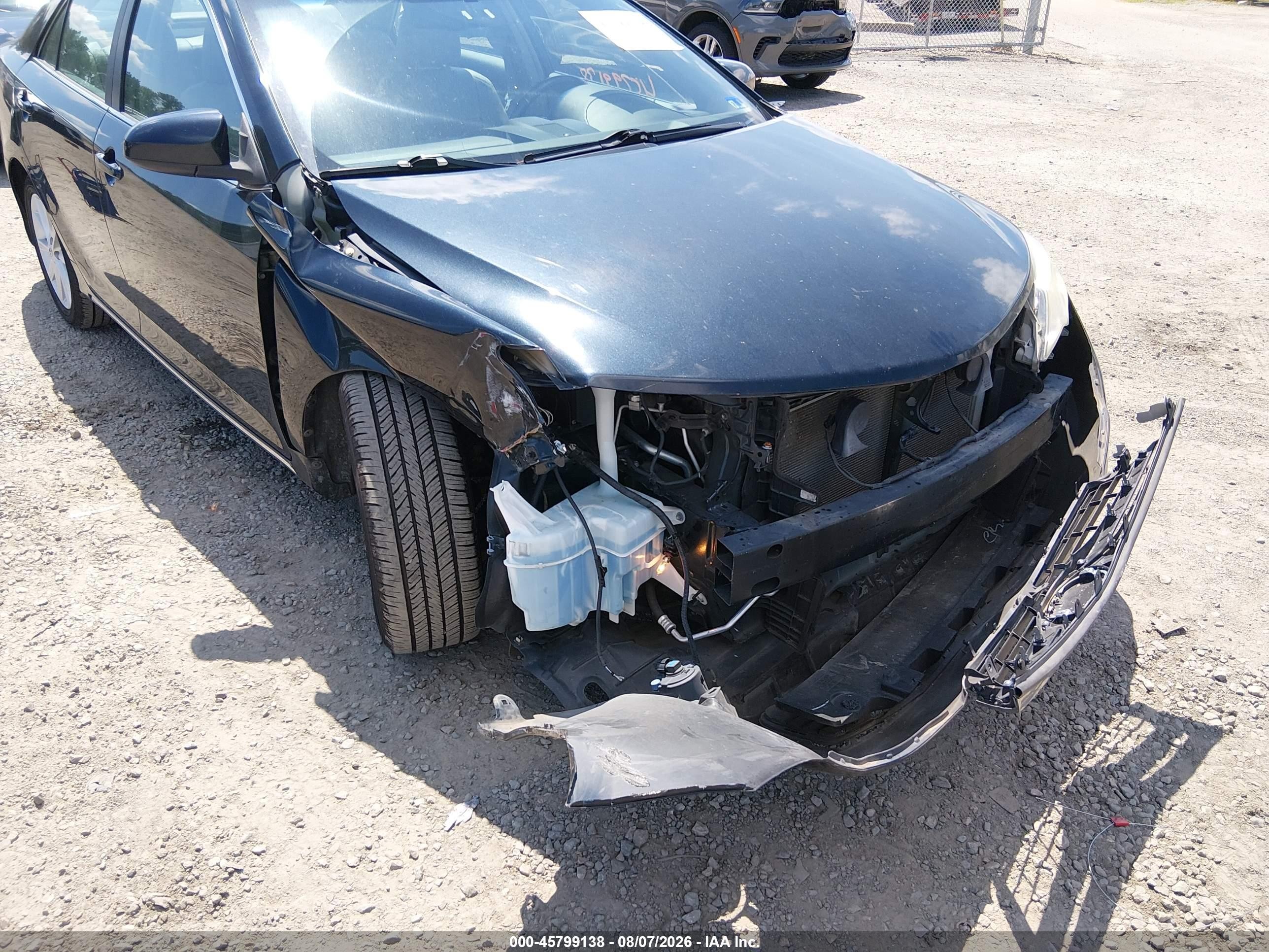 2012 Toyota Camry Xle V6 Black vin: 4T1BK1FK2CU517522