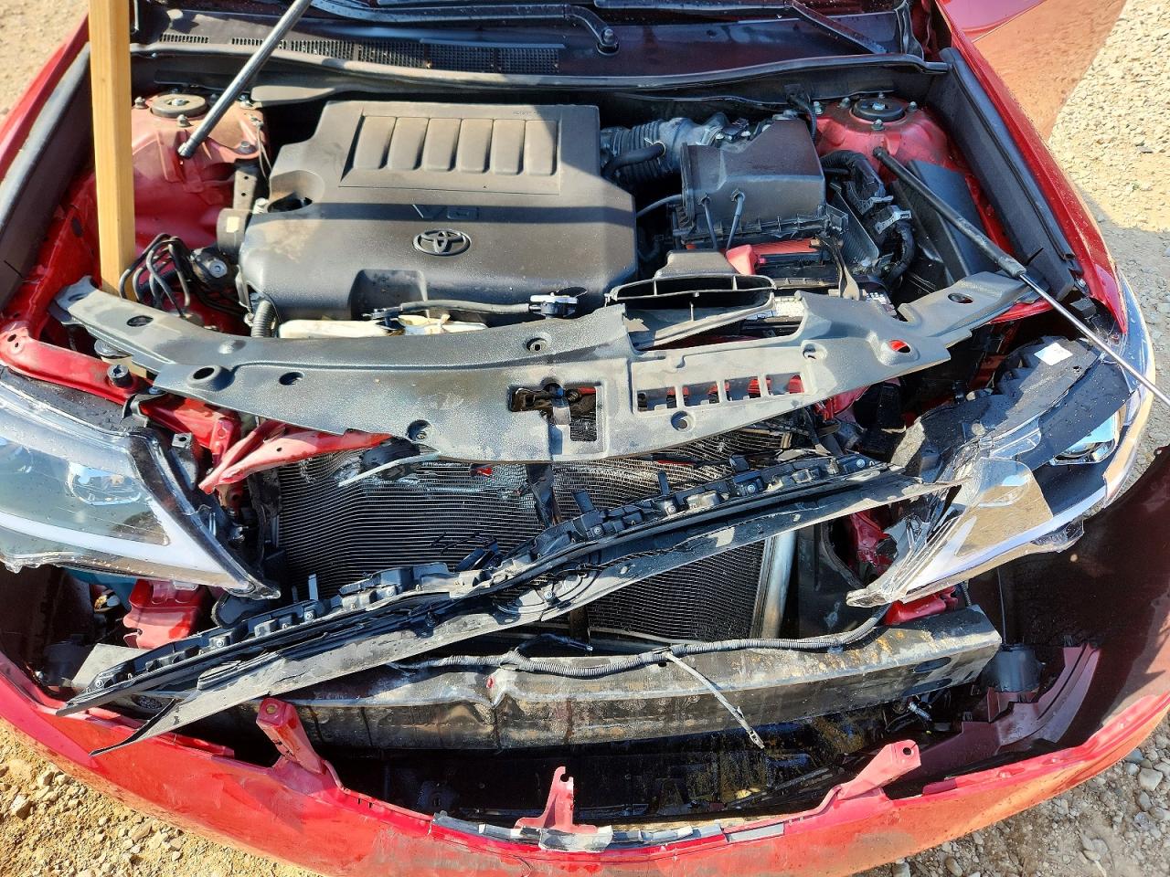 2012 Toyota Camry Se V6 Red vin: 4T1BK1FK2CU523630