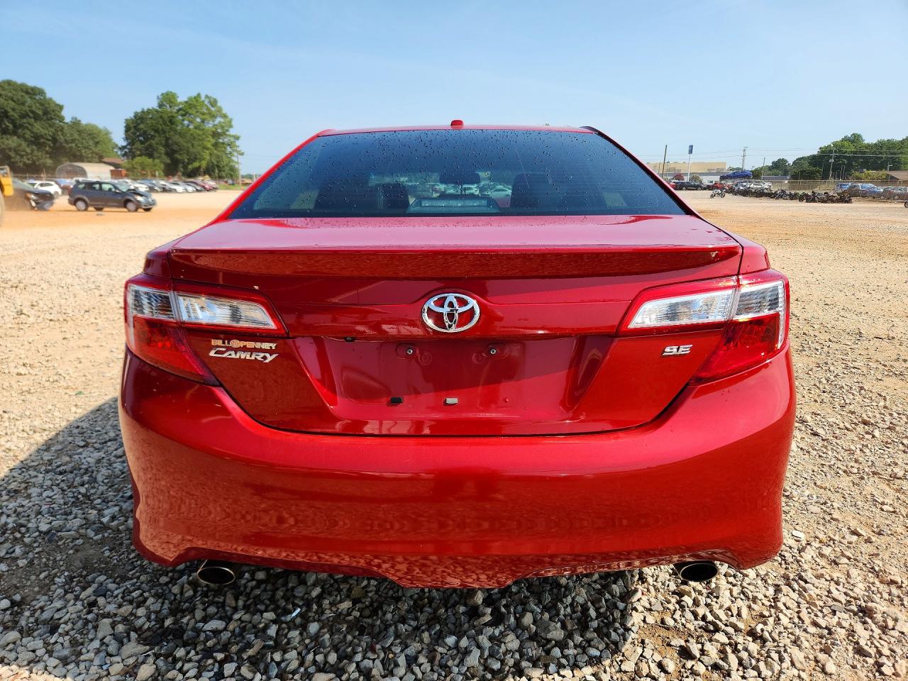 2012 Toyota Camry Se V6 Red vin: 4T1BK1FK2CU523630