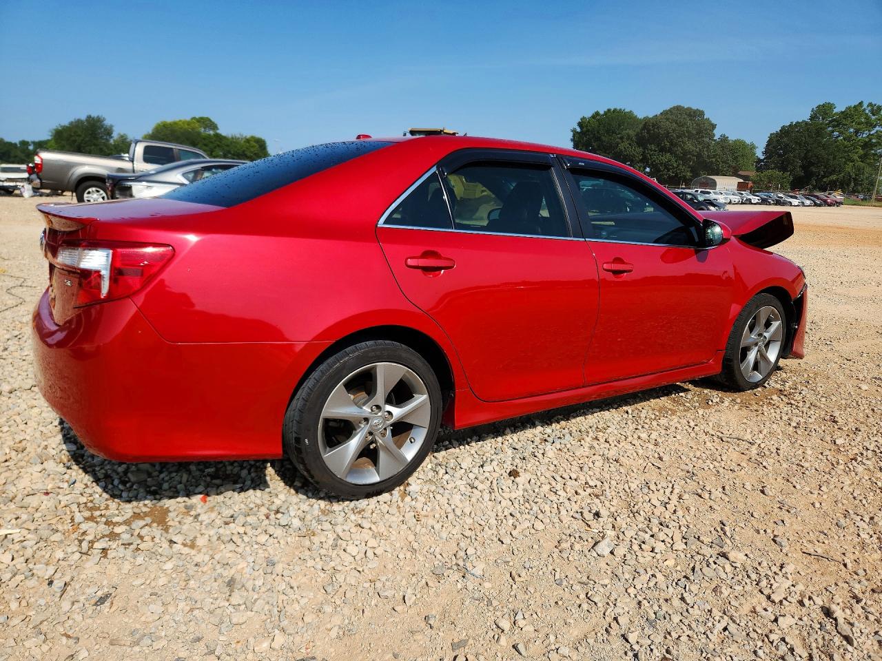 2012 Toyota Camry Se V6 Red vin: 4T1BK1FK2CU523630