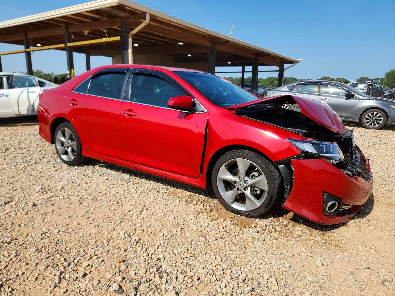 2012 Toyota Camry Se V6 Red vin: 4T1BK1FK2CU523630