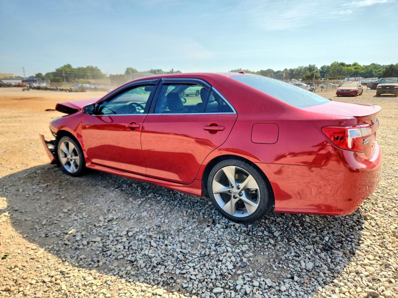 2012 Toyota Camry Se V6 Red vin: 4T1BK1FK2CU523630