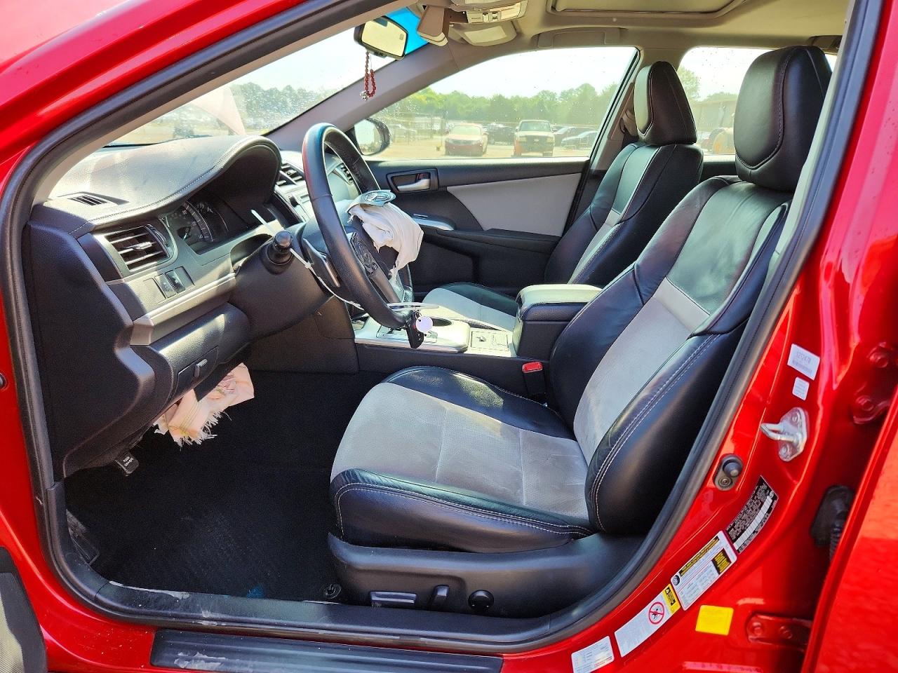2012 Toyota Camry Se V6 Red vin: 4T1BK1FK2CU523630