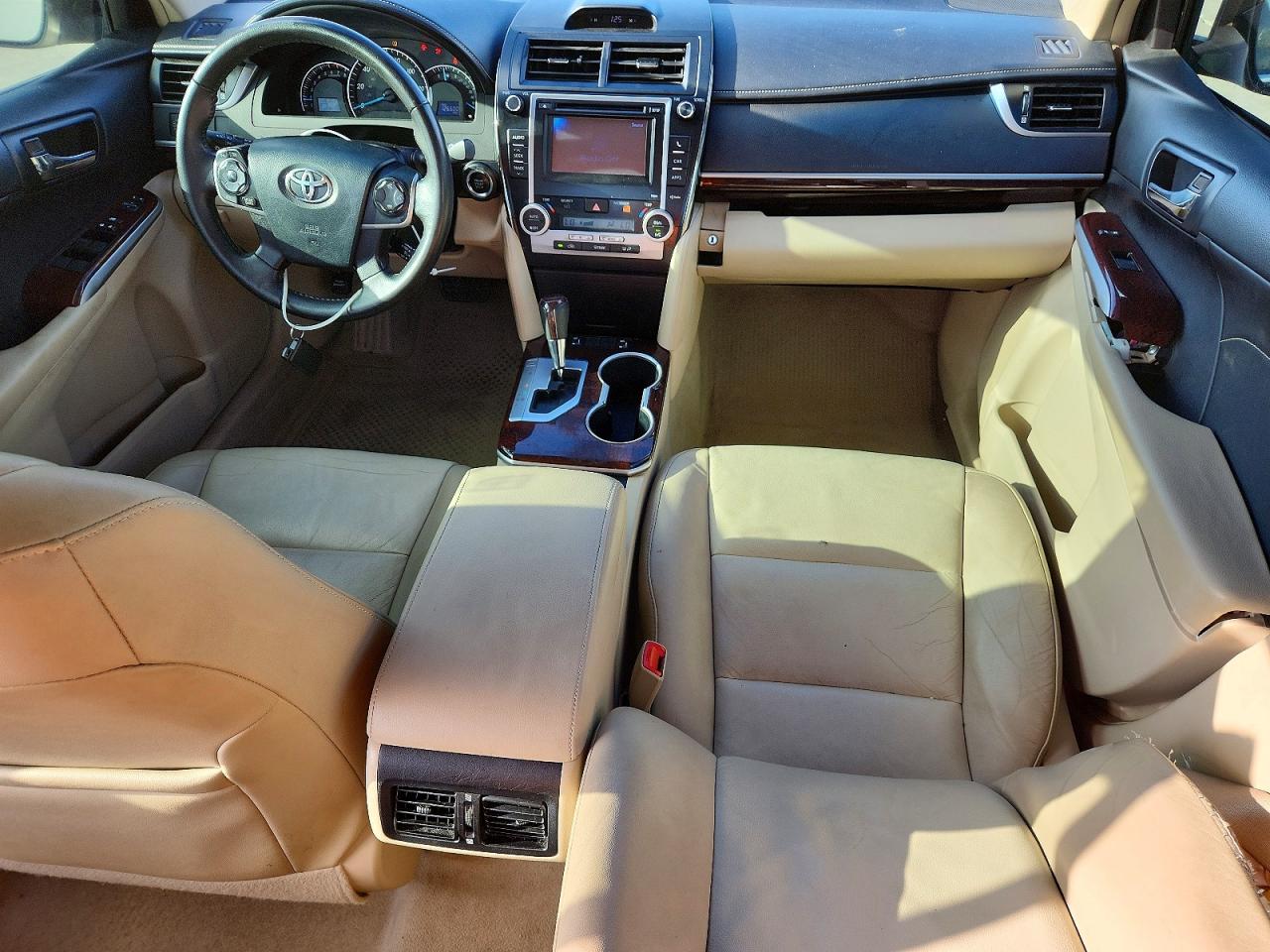 2013 Toyota Camry Xle V6 Beige vin: 4T1BK1FK2DU528330